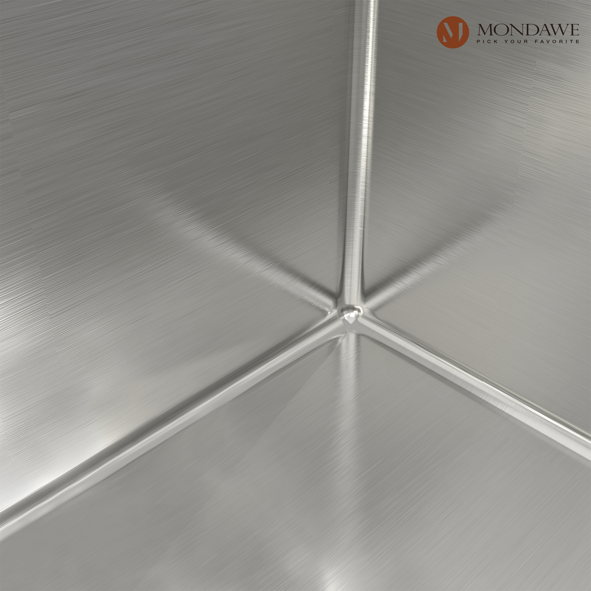 Undermount 36-in x 19-in Brushed Stainless Steel Single Bowl Workstation Kitchen Sink-Mondawe