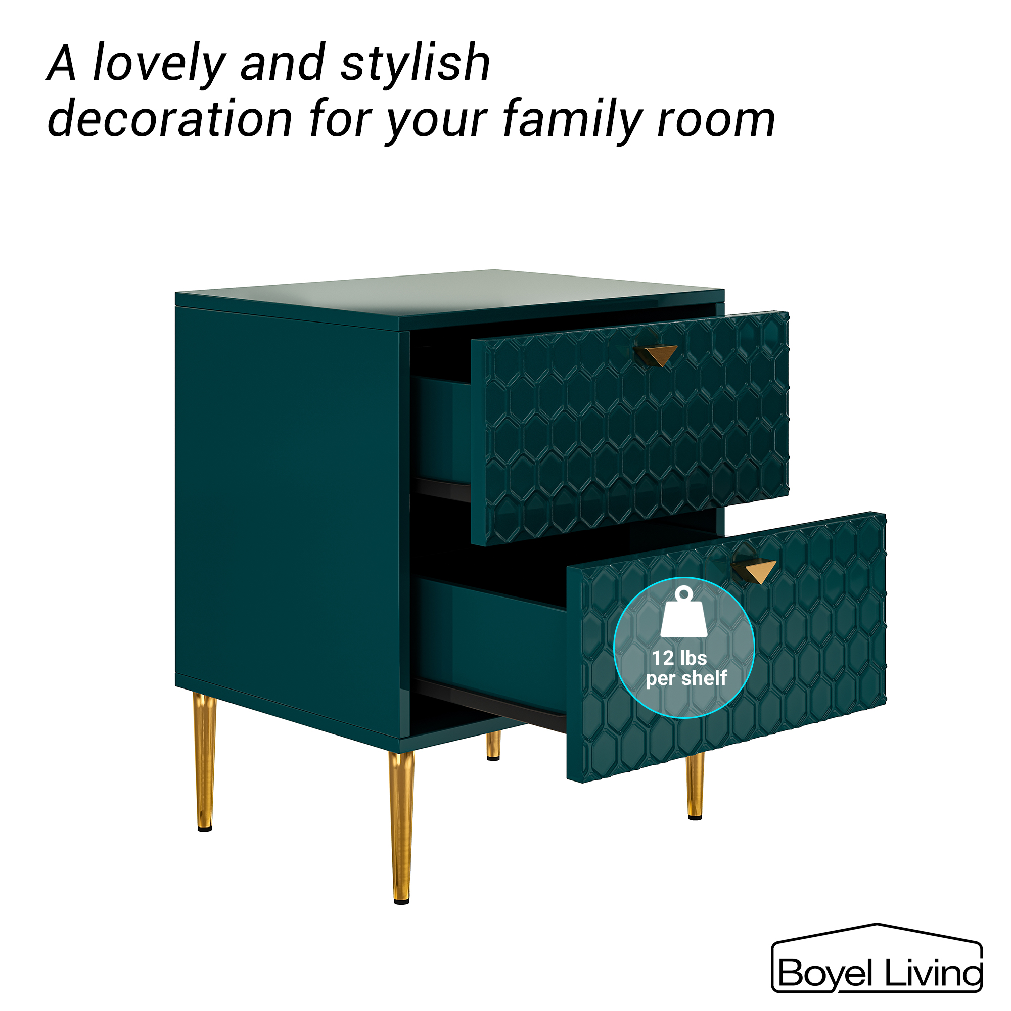 Sideboard Cabinet with Two Drawers