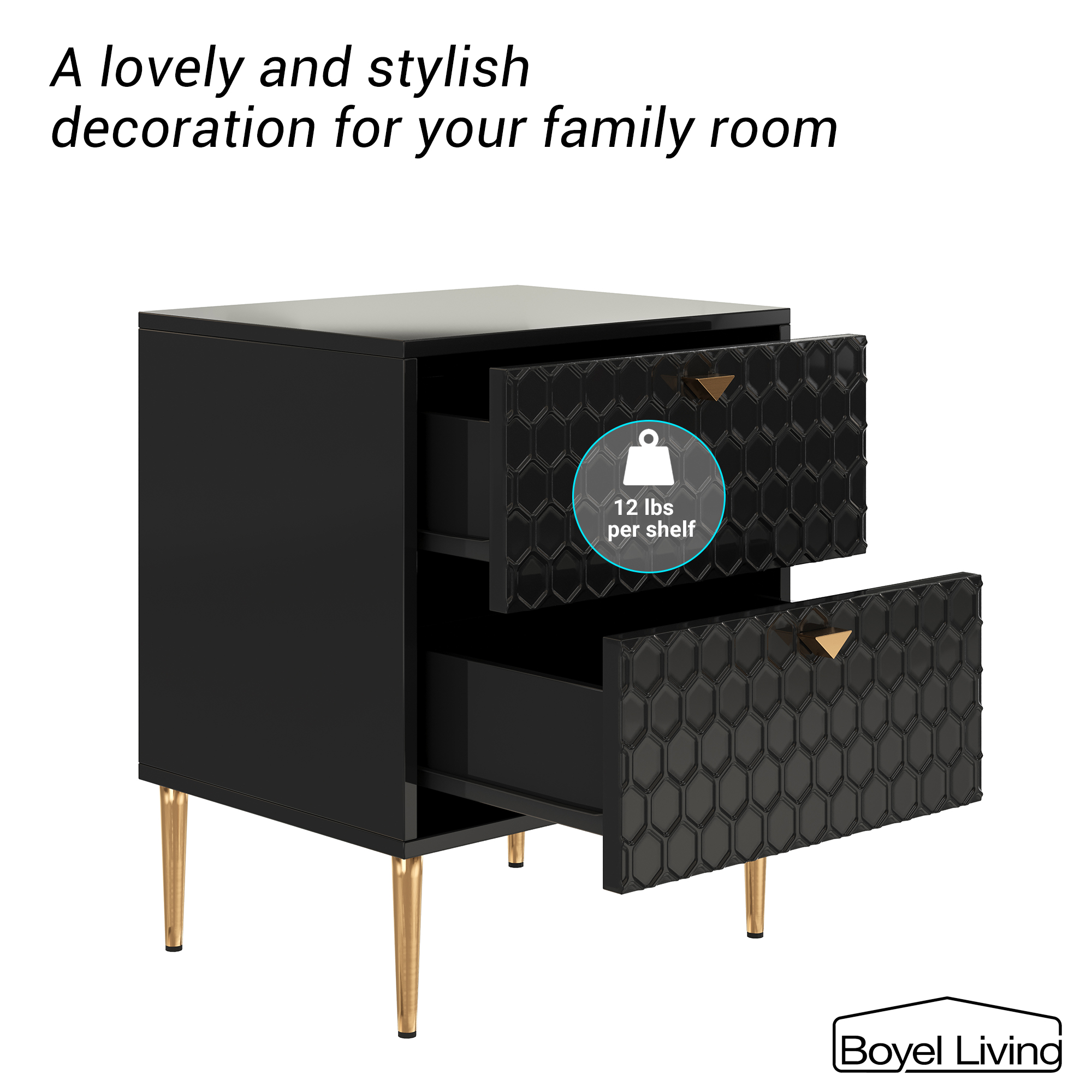 Sideboard Cabinet with Two Drawers