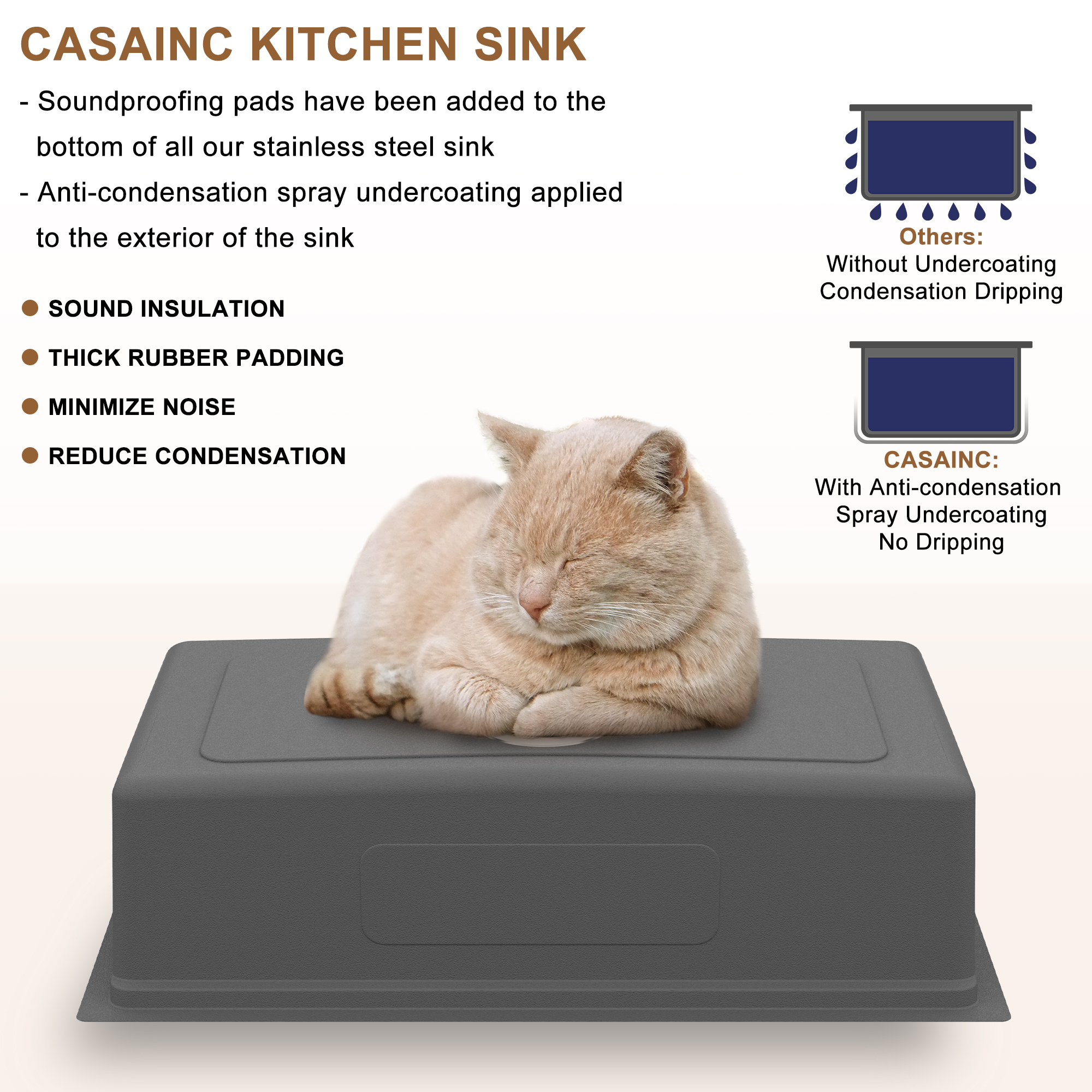 31-inch stainless steel kitchen sink workstation single grooves under the table with cutting board, roller blind, drain basket, drain grid and drainer