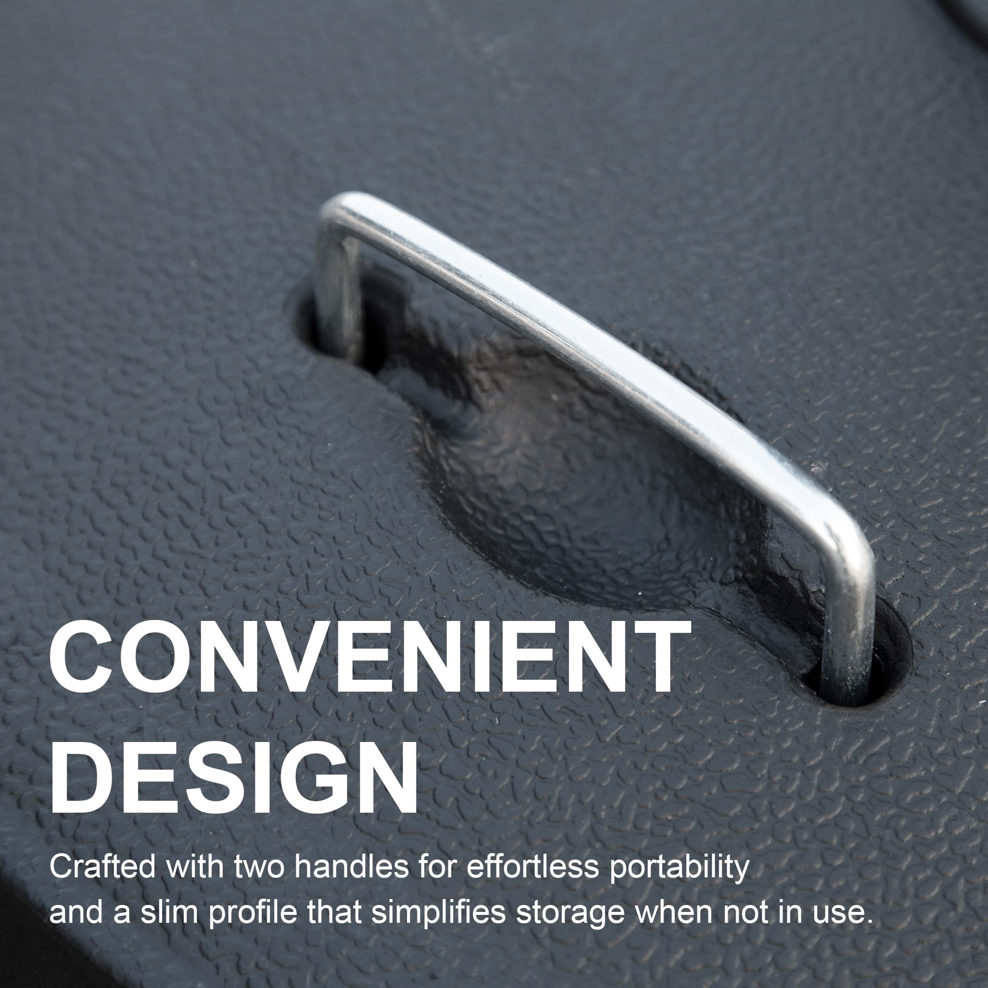 Patio Umbrella Base, Umbrella Stand Base with Adjustable Knob and 2 Durable Handles, Patio Table Umbrella Base for Outdoor 1.5''~1.9'' Market Umbrella Heavy Duty Umbrella Holder, Black