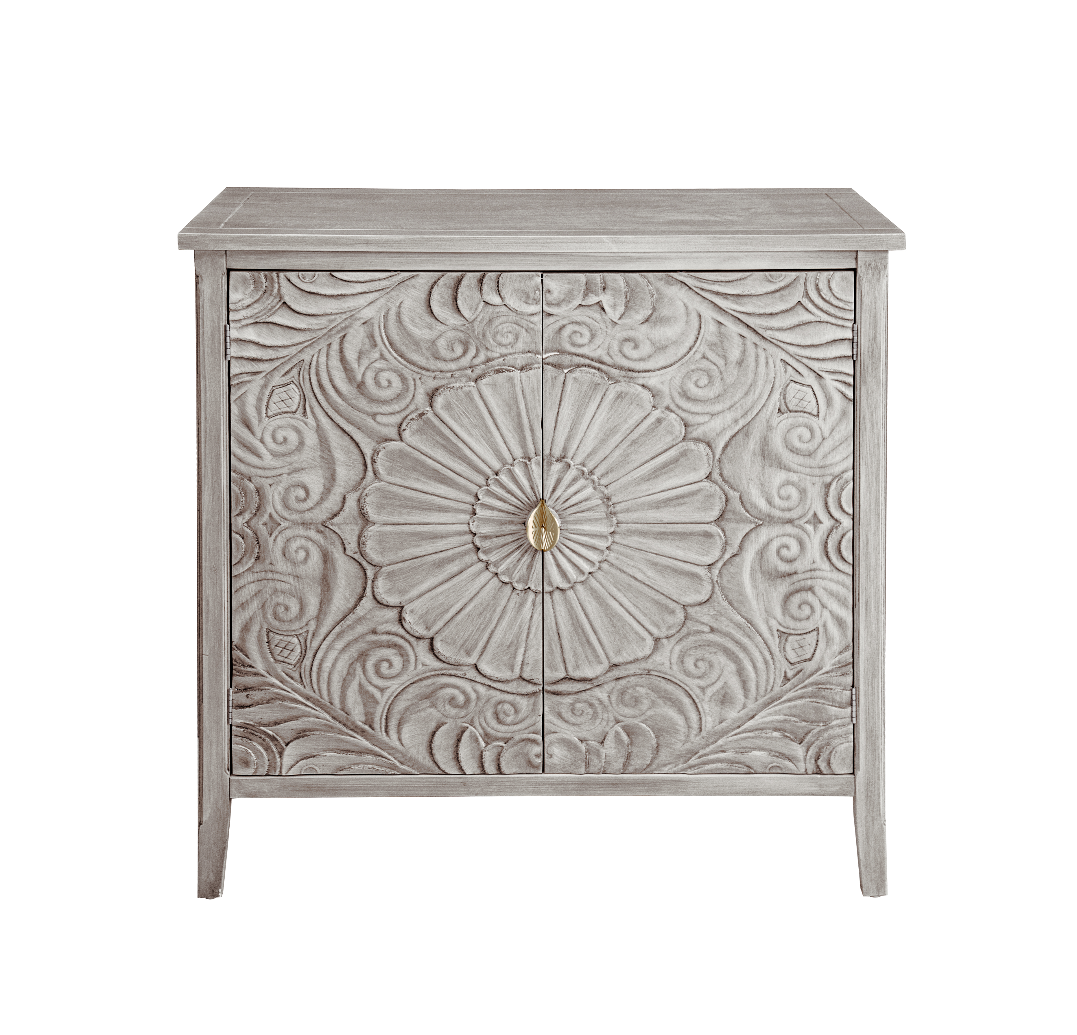 2 Door Cabinet, American Furniture, Suitable for Bedroom, Living Room, Study