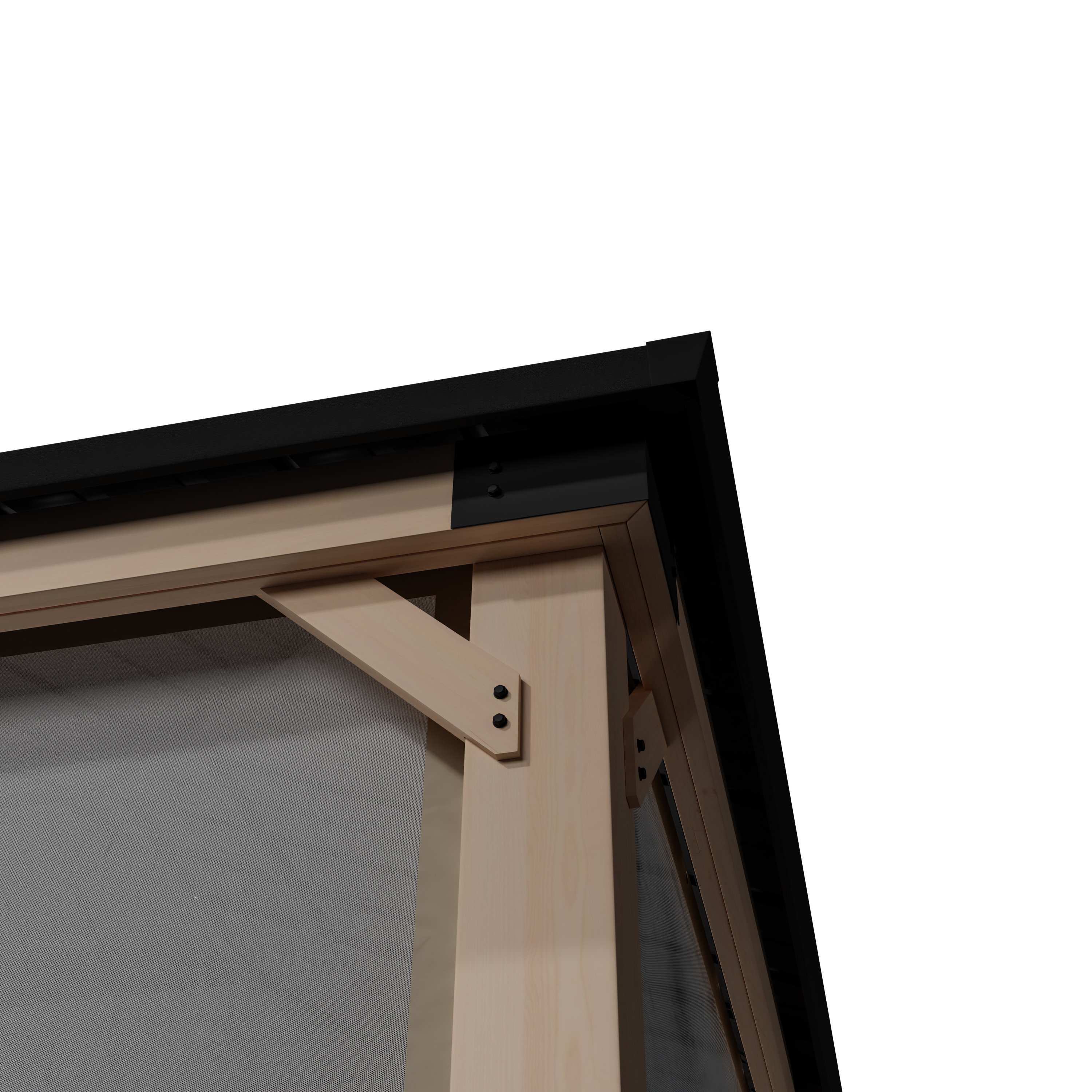 Mosquito Netting and Curtain For Gazebo 12 ft. x 20 ft. Outdoor Patio