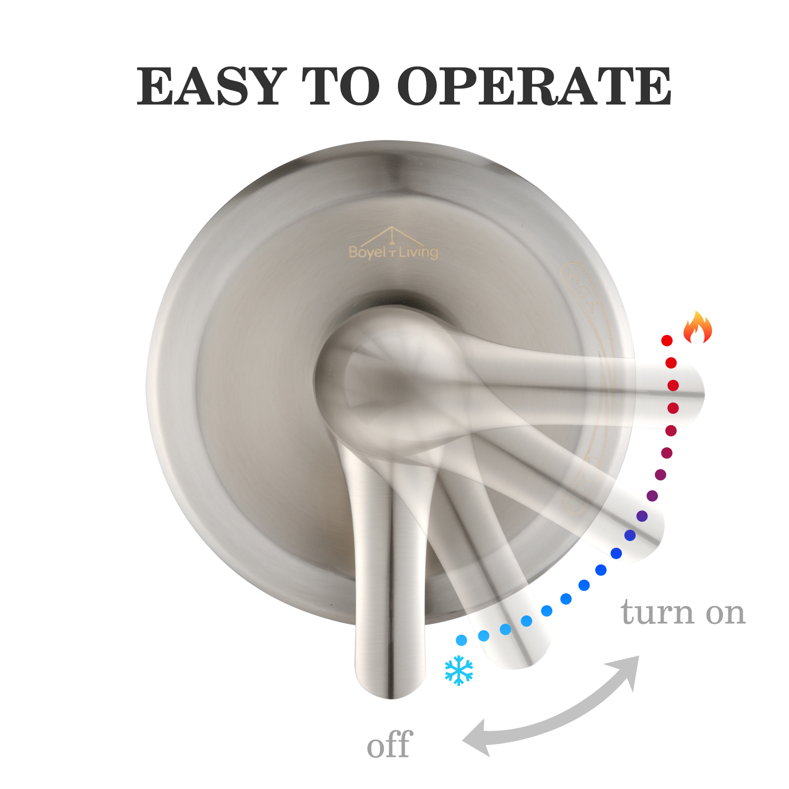 Shower Water Mixer Single Handle Shower ValveTemperature Mixing Valve Complete Shower Kit