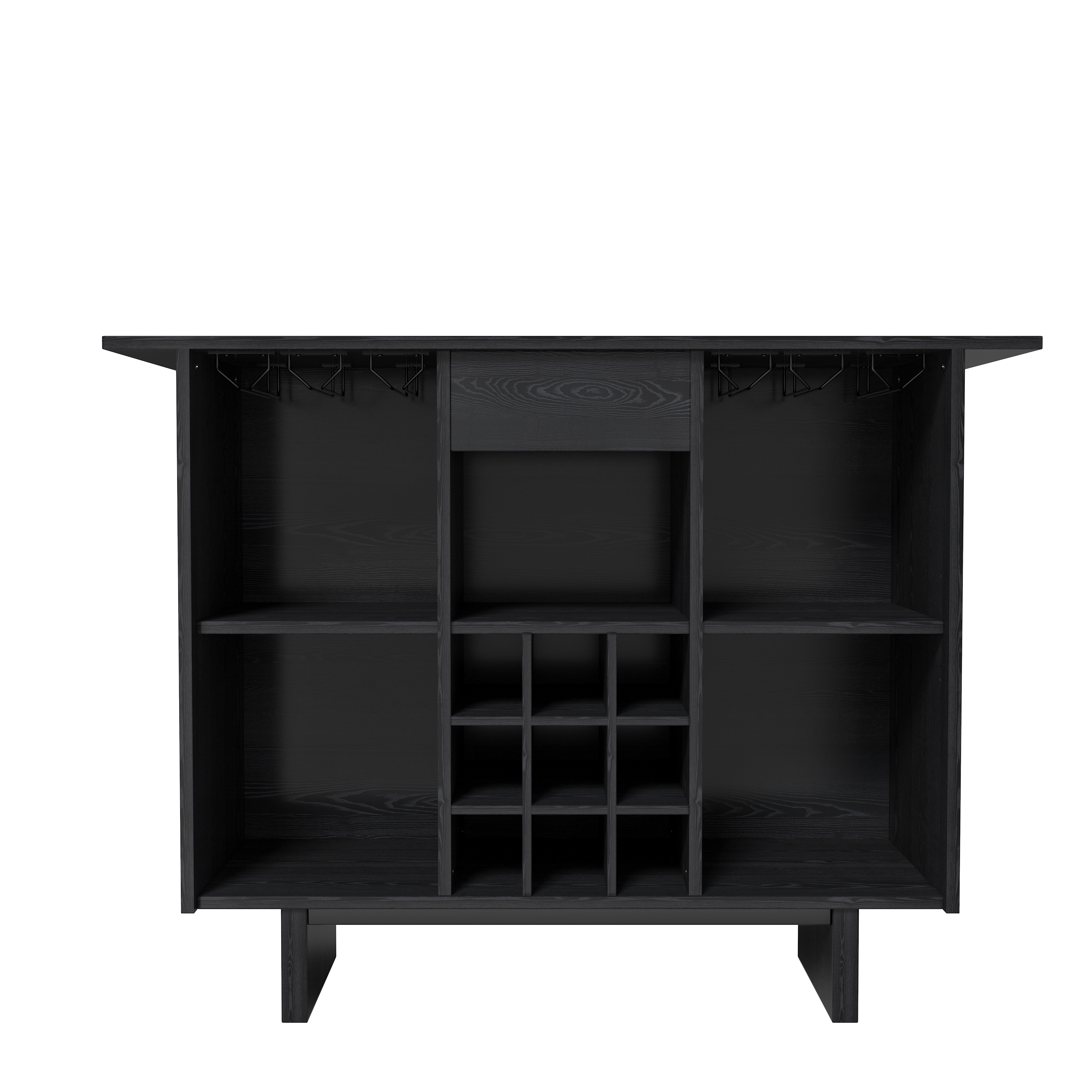 Modern Wine Cabinet Coffee Bar Cabinet with Wine Rack and Drawers