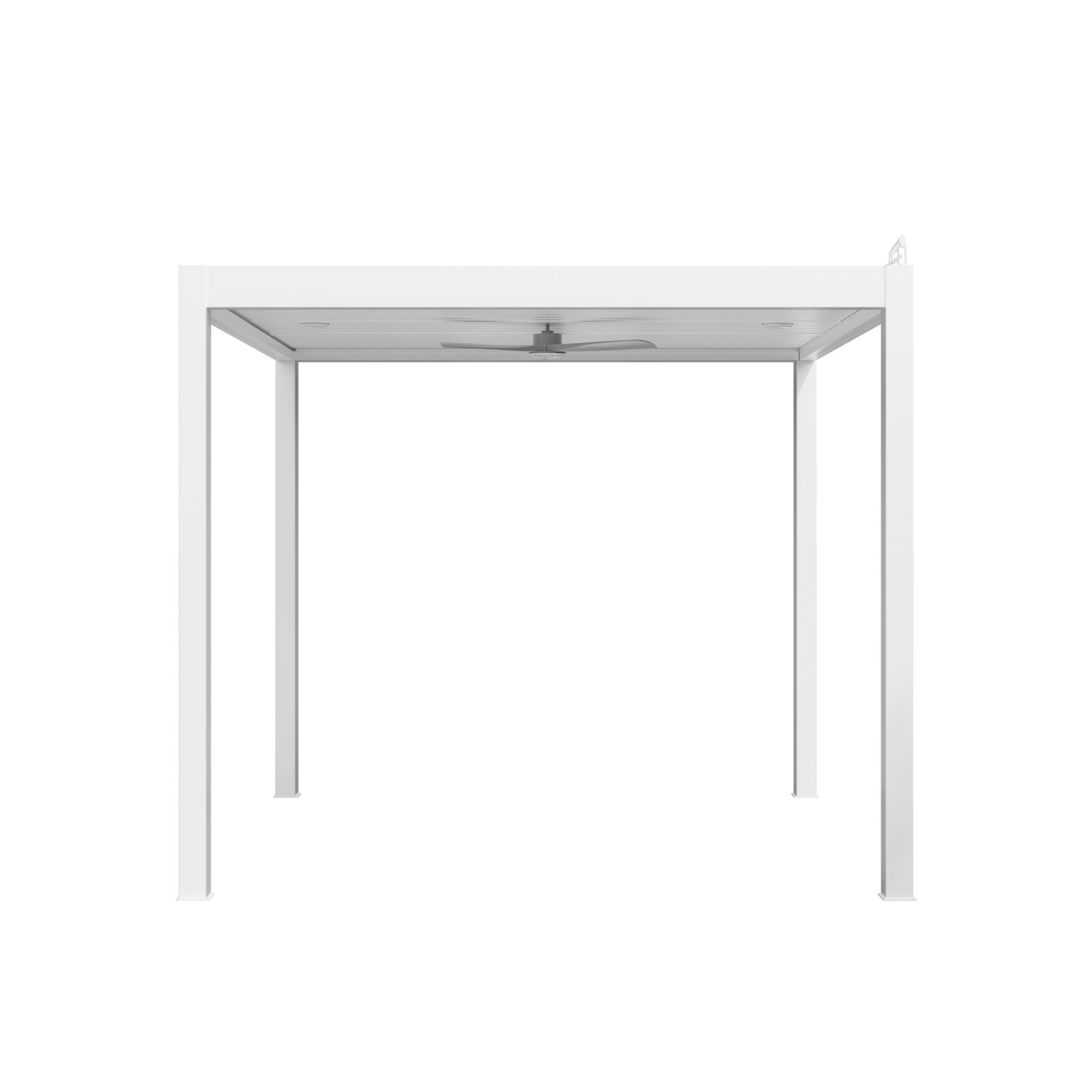 Aluminum Outdoor Pergola Gazebo with Adjustable Louvered Roof and Solar-Powered LED Lights – Modern Weather-Resistant Patio Shade Structure