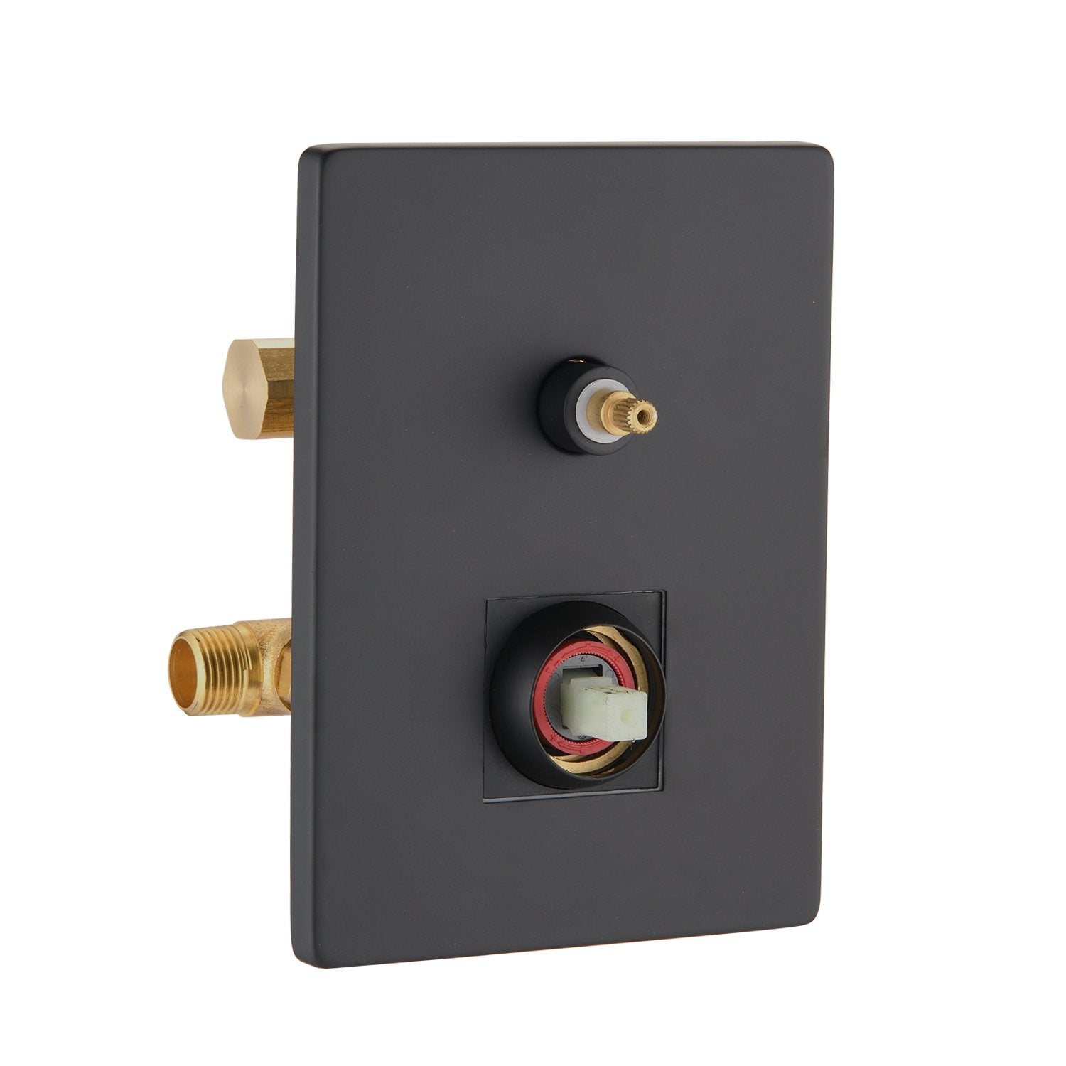 1-Spray Patterns with 2.5 GPM Ceiling Mount Dual Shower Heads- Valve Included