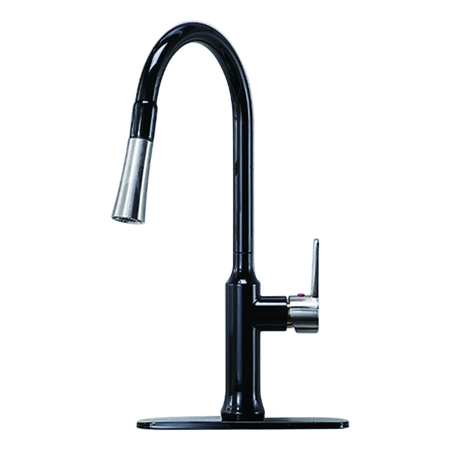 Pull Down Single Handle Kitchen Faucet with Accessories - 13*8*2
