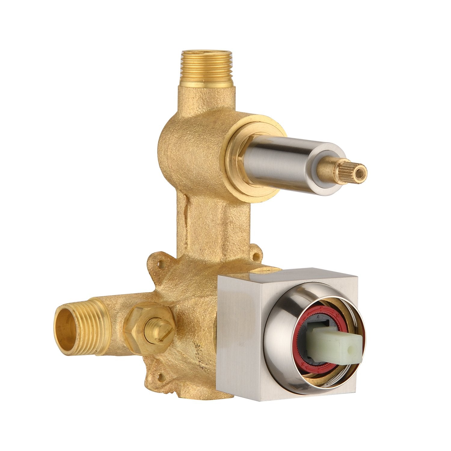 1-Spray Patterns with 2.5 GPM Ceiling Mount Dual Shower Heads- Valve Included