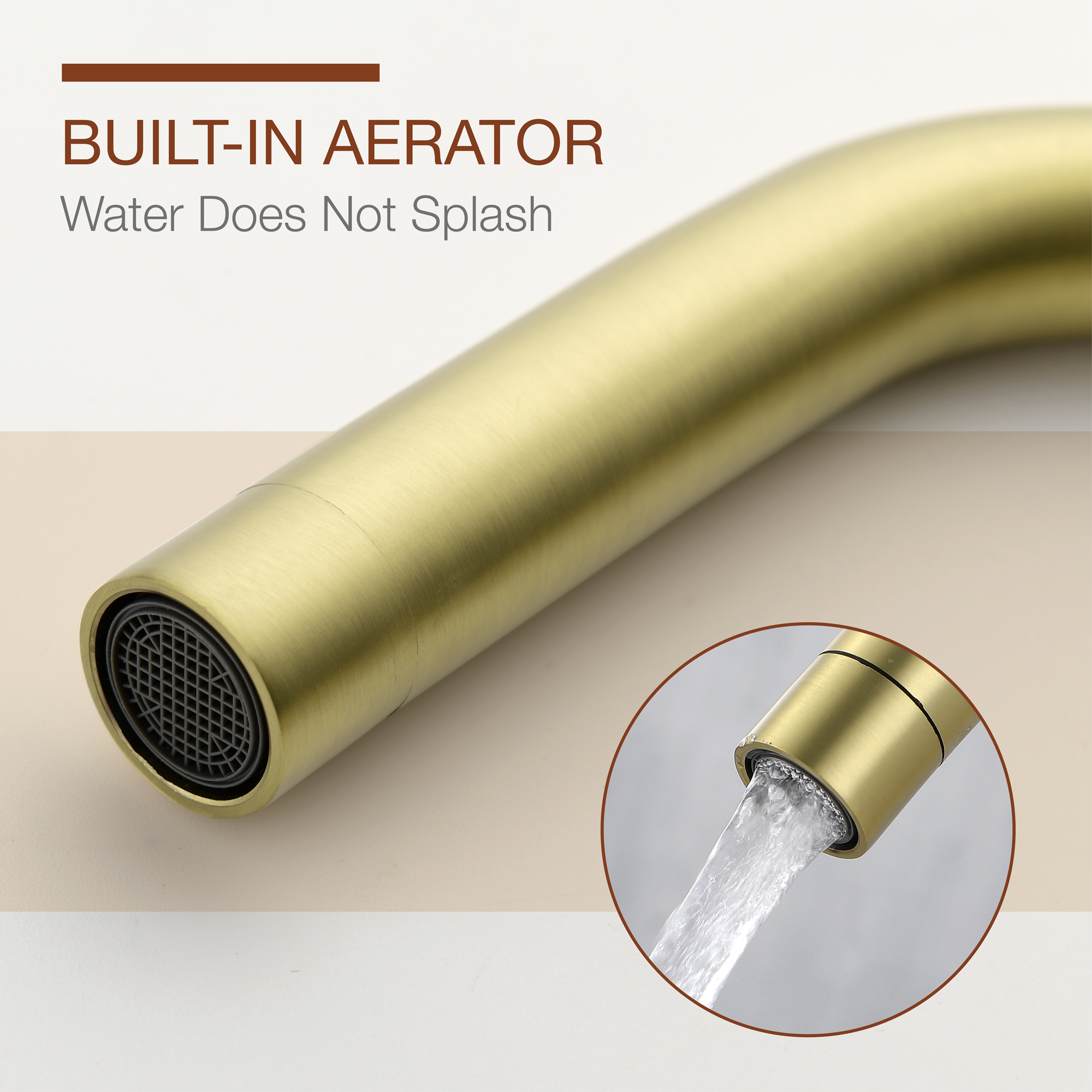 Boyel Living 11 in. H 8 in. Widespread Double Handle Brass 3 Hole Bathroom Sink Faucet in Brushed Gold/Brushed Nickel