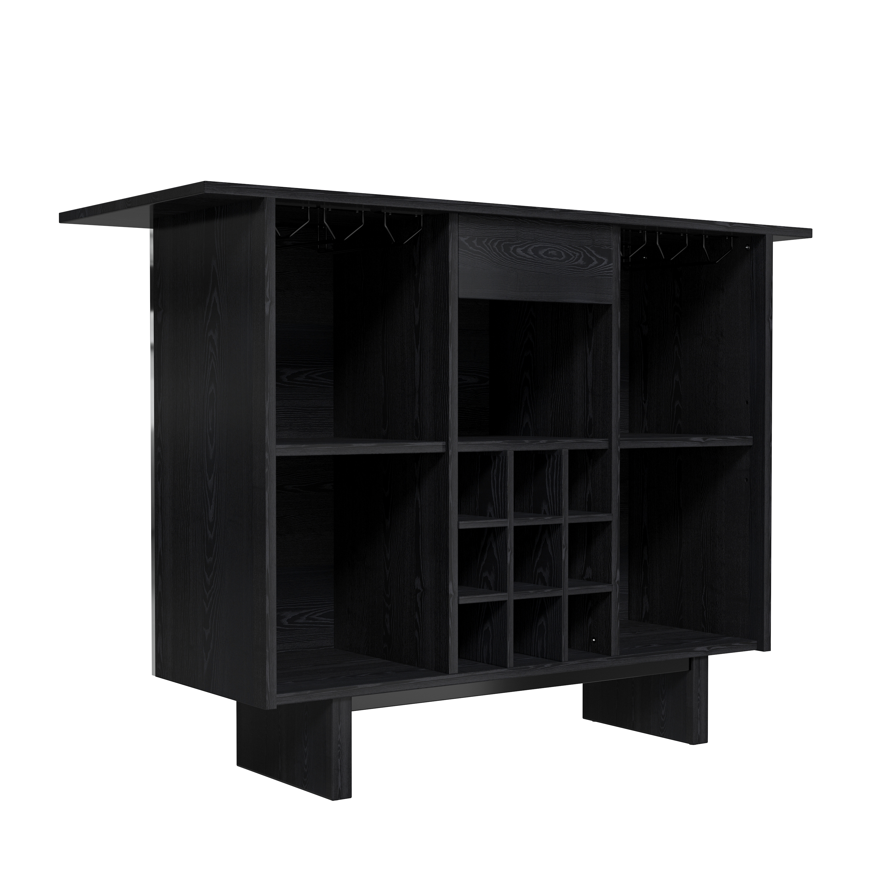 Modern Wine Cabinet Coffee Bar Cabinet with Wine Rack and Drawers