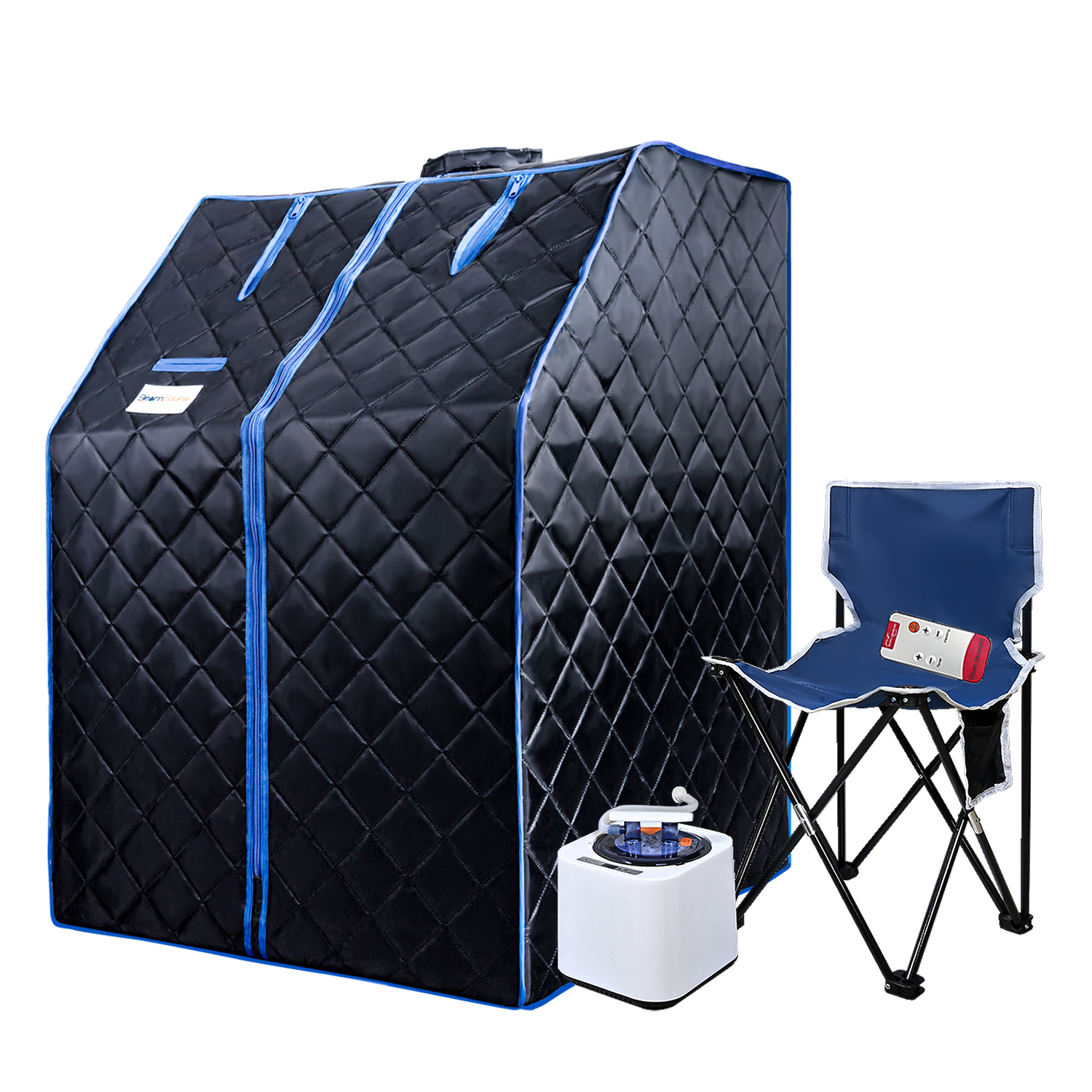 Sojourner Portable Sauna for Home - Steam Sauna Tent, Personal Sauna - Sauna Heater, Tent, Chair, Remote Included for Home Sauna - Enjoy Your Own Personal Spa 
