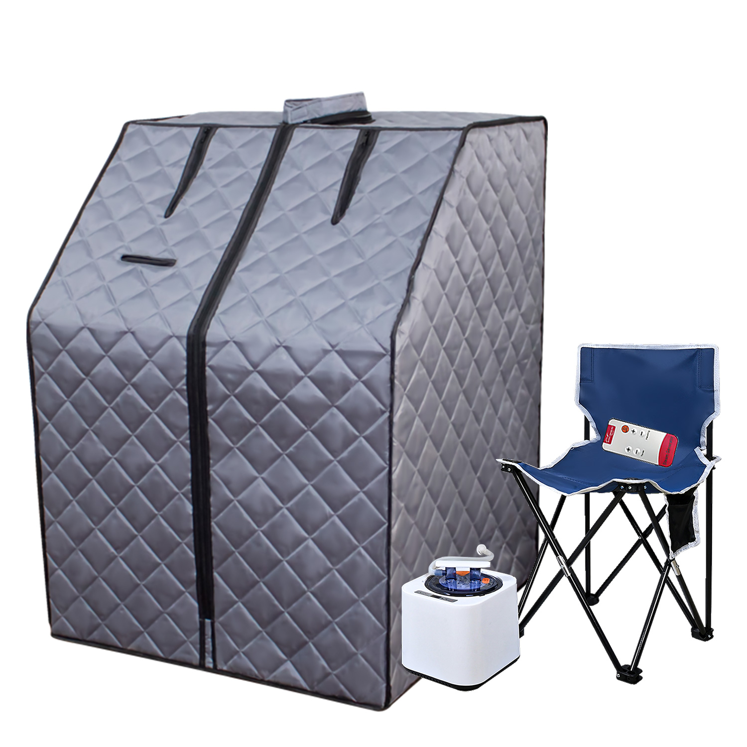 Sojourner Portable Sauna for Home - Steam Sauna Tent, Personal Sauna - Sauna Heater, Tent, Chair, Remote Included for Home Sauna - Enjoy Your Own Personal Spa 