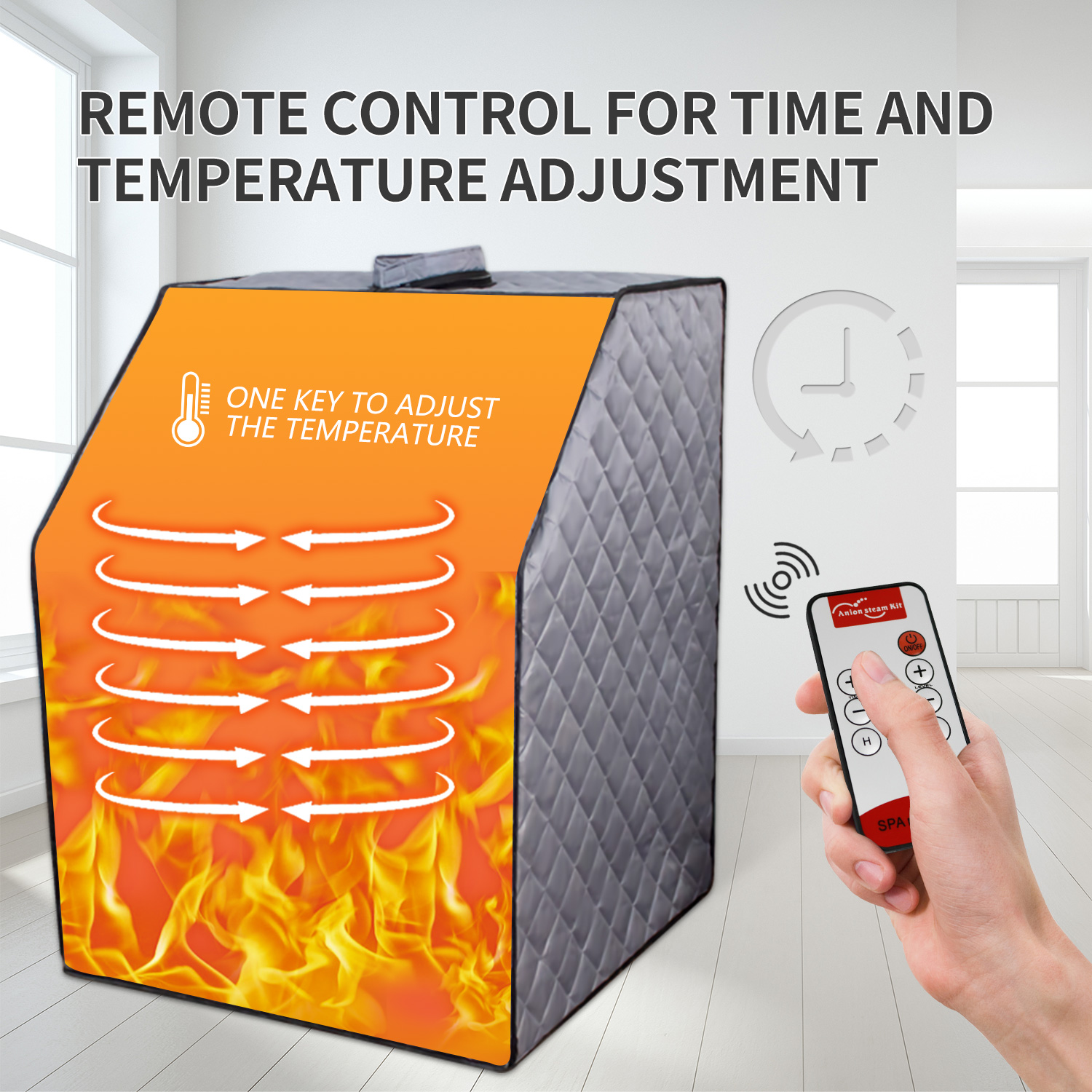 Sojourner Portable Sauna for Home - Steam Sauna Tent, Personal Sauna - Sauna Heater, Tent, Chair, Remote Included for Home Sauna - Enjoy Your Own Personal Spa 