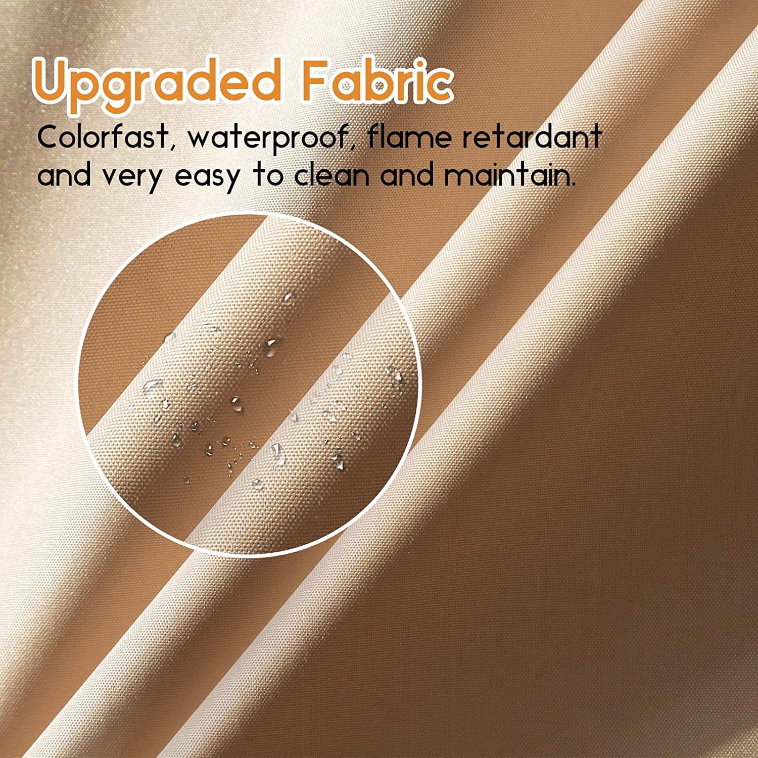 9.5 x 12 Ft Outdoor Pergola Patio Gazebo,Retractable Shade Canopy,Steel Frame Grape Gazebo,Sunshelter Pergola for Gardens,Terraces,Backyard-Khaki