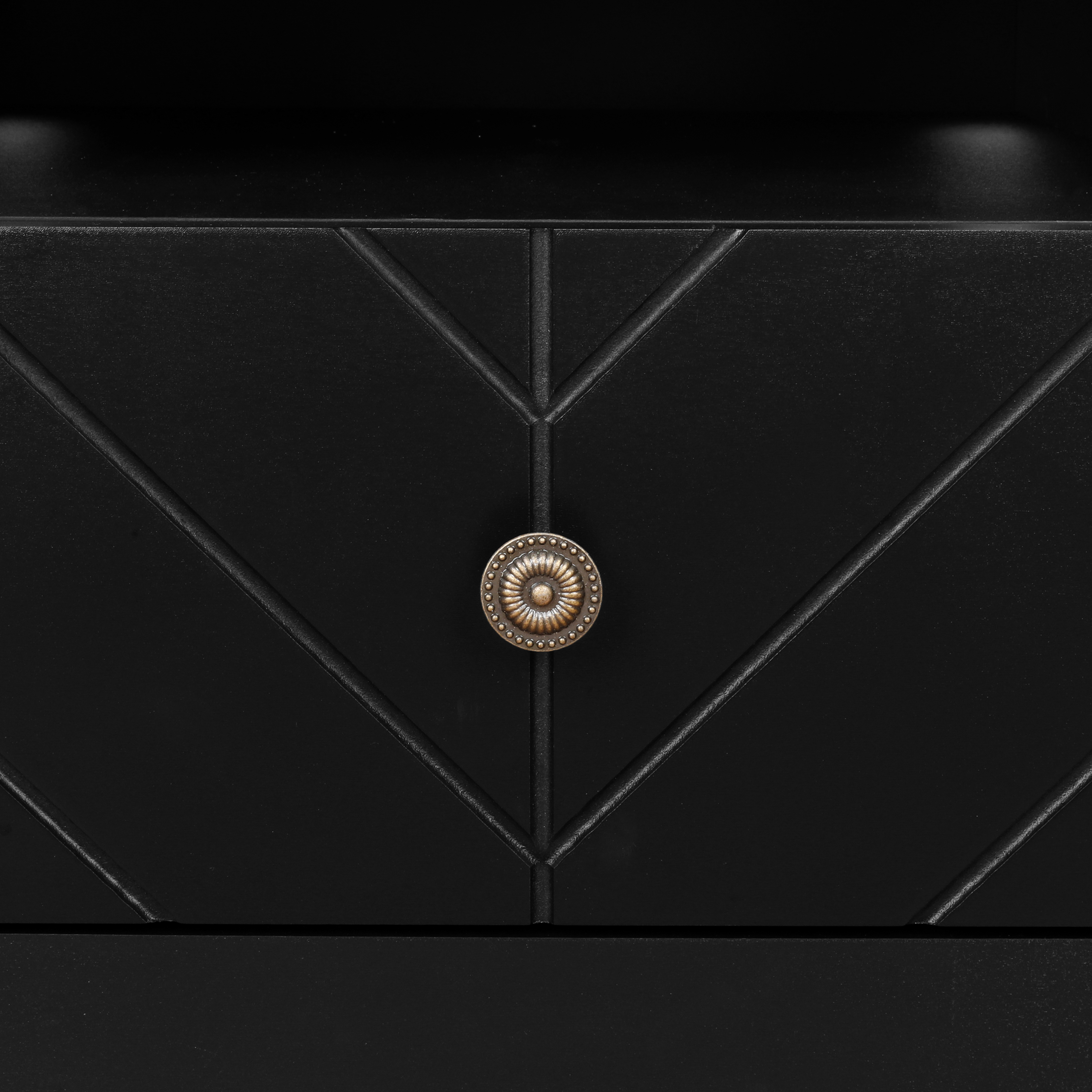 3 drawer TV stand,mid-Century Modern Style,Entertainment Center with Storage, Media Console for Living Room 