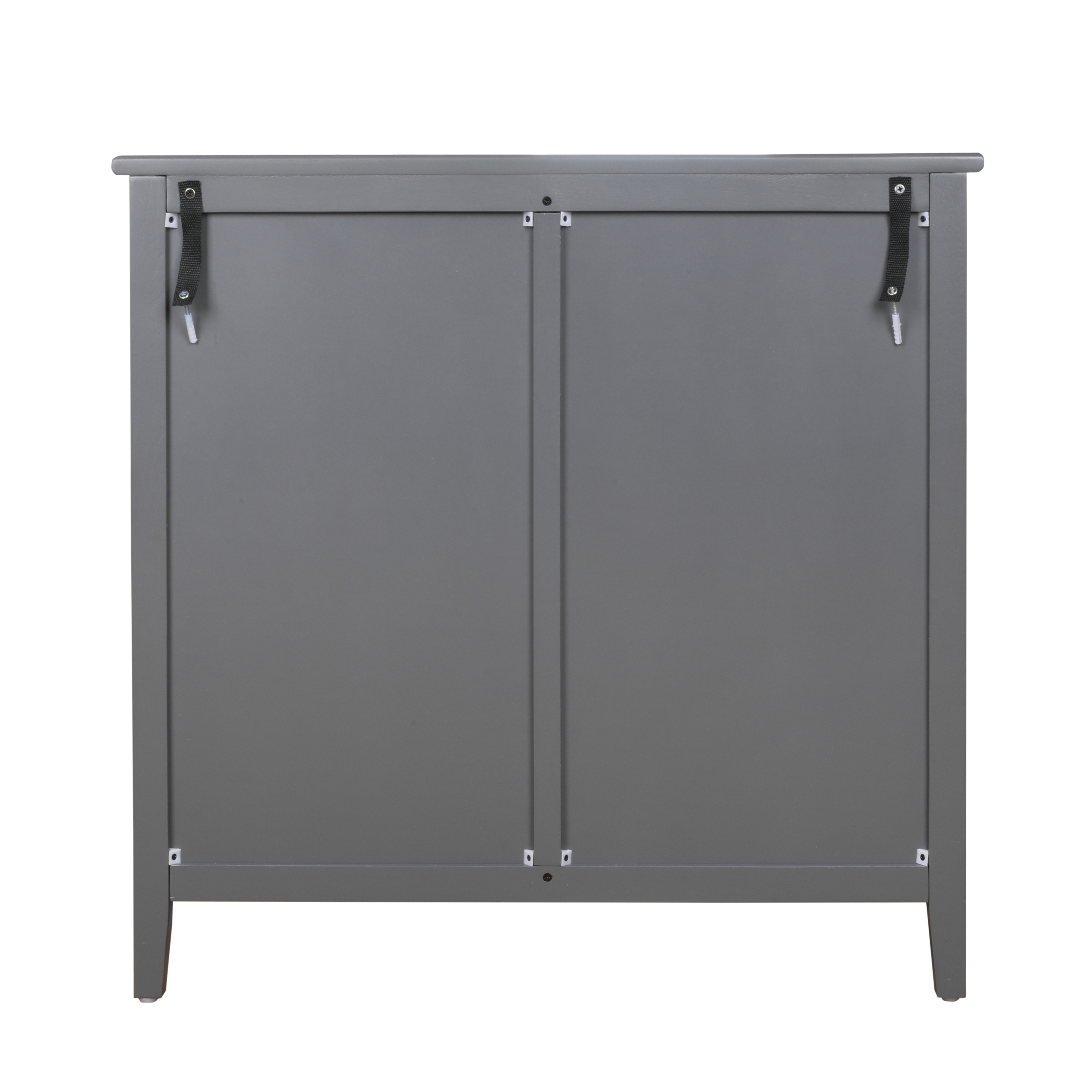 2 door cabinet with semicircular elements,natural rattan weaving,suitable for multiple scenes such as living room, bedroom, study room 