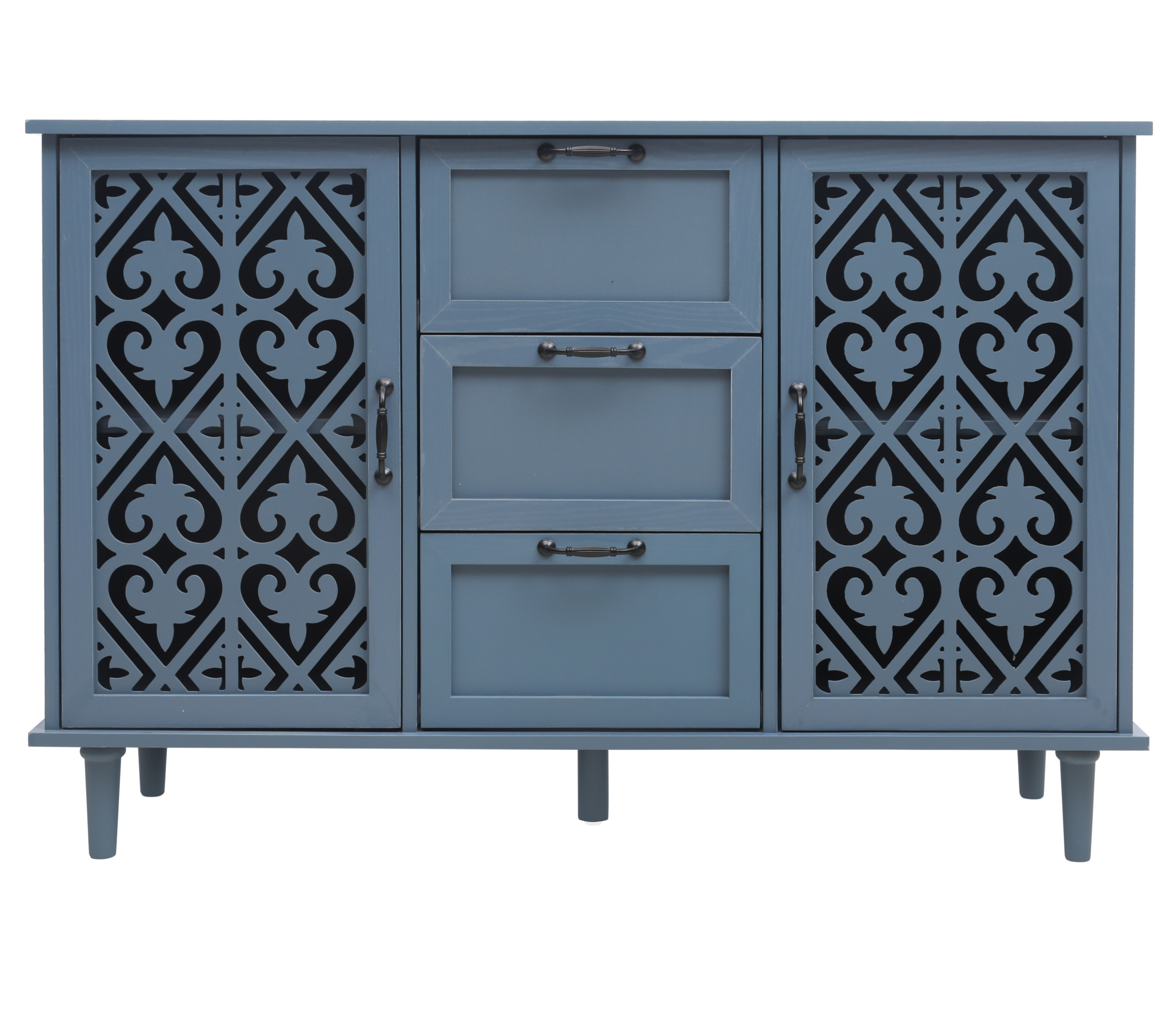 2/3 Door 3 Drawer Cabinet, American Furniture, Suitable for Bedroom, Living Room, Study