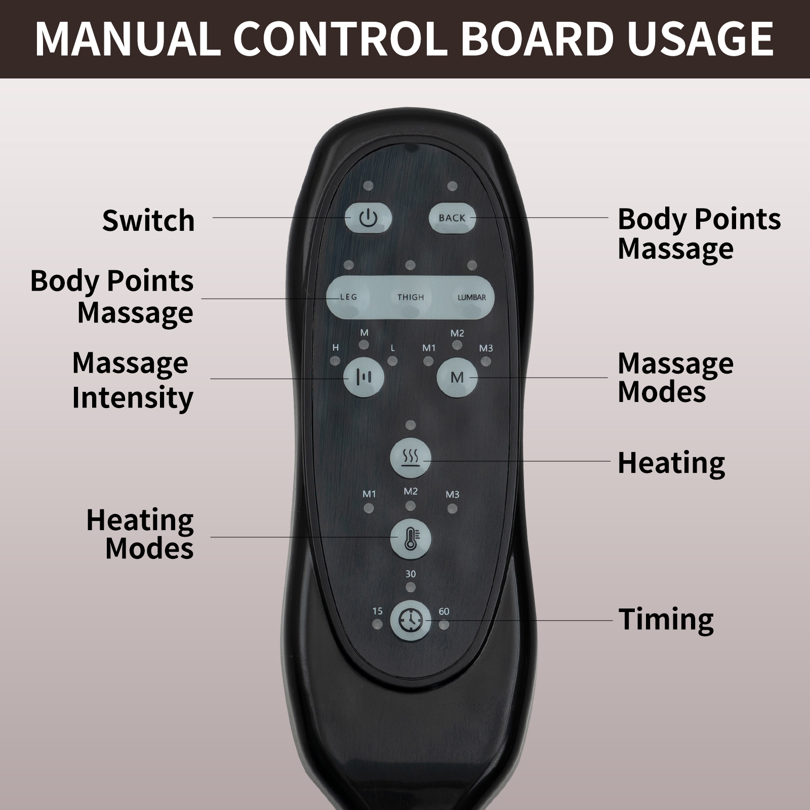 Up to 350lbs Okin Motor Power Lift Recliner Chair for Elderly, Heavy Duty Motion Mechanism with 8-Point Vibration Massage and Lumbar Heating, Two Cup Holders and USB Charge Port, Brown/Black 