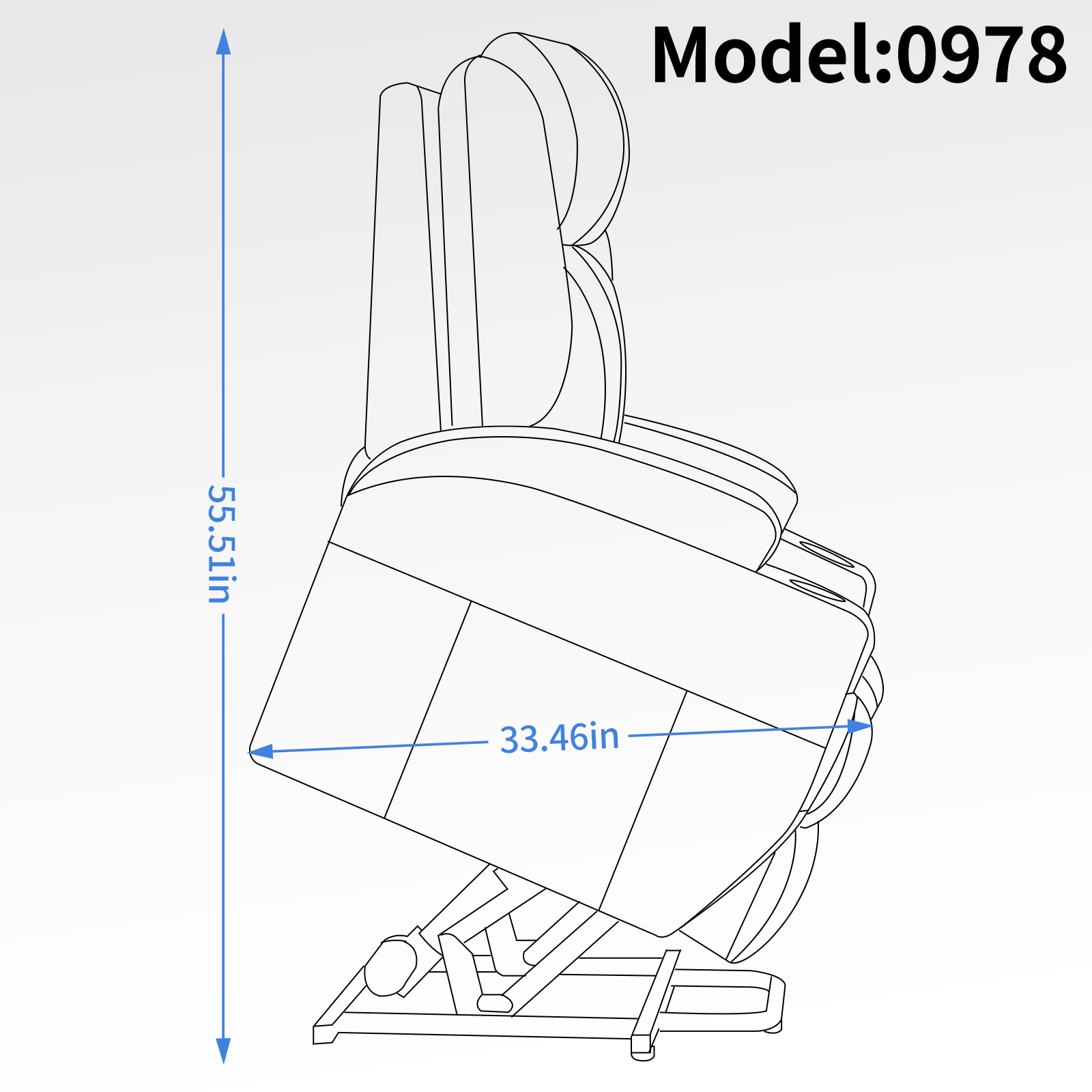 Up to 350lbs Okin Motor Power Lift Recliner Chair for Elderly, Heavy Duty Motion Mechanism with 8-Point Vibration Massage and Lumbar Heating, Two Cup Holders and USB Charge Port, Brown/Black 