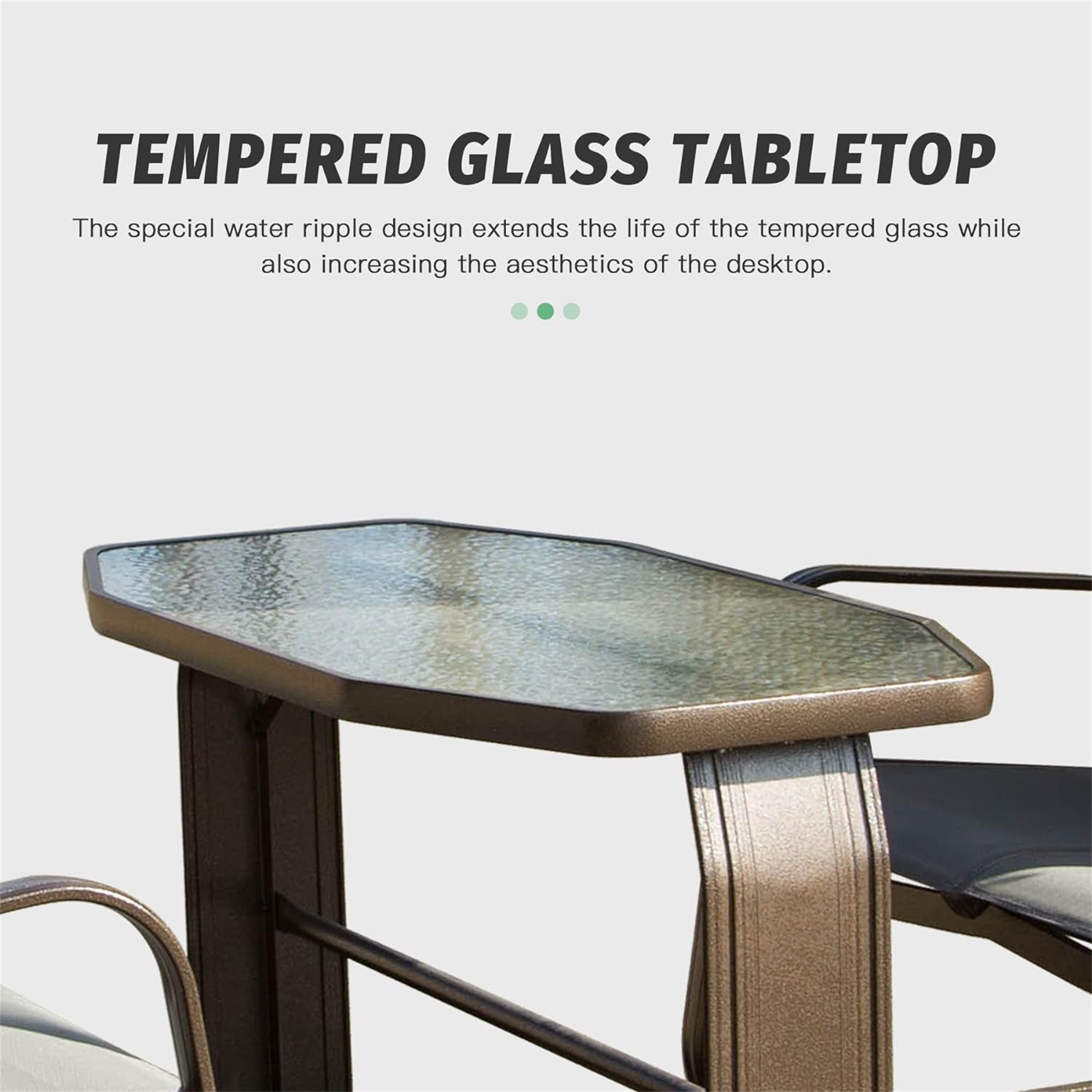 4-Seat Outdoor Aluminum Glider Benches With Canopy