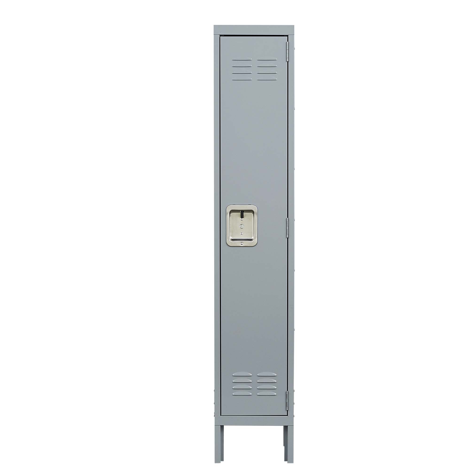 1/2/3/4/5 Door 66"H Metal Lockers With Lock for Employees,Storage Locker Cabinet for Home Gym Office School Garage,Gray