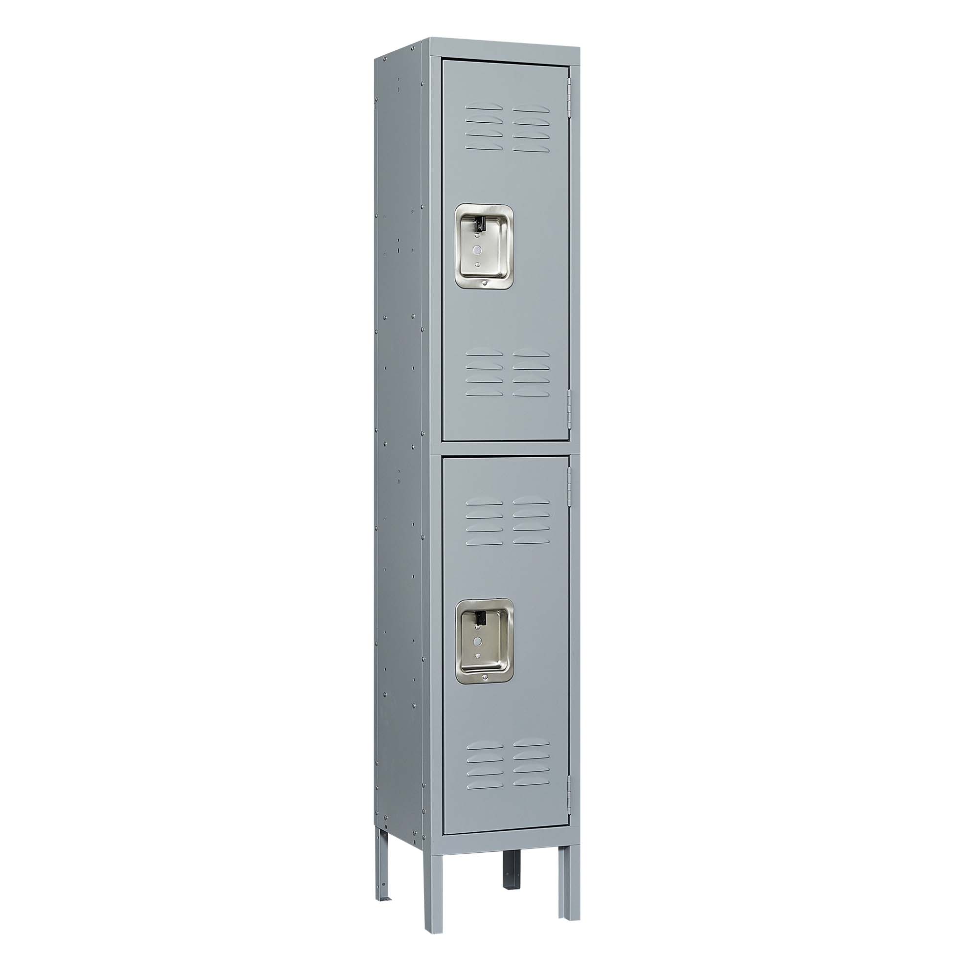 1/2/3/4/5 Door 66"H Metal Lockers With Lock for Employees,Storage Locker Cabinet for Home Gym Office School Garage,Gray