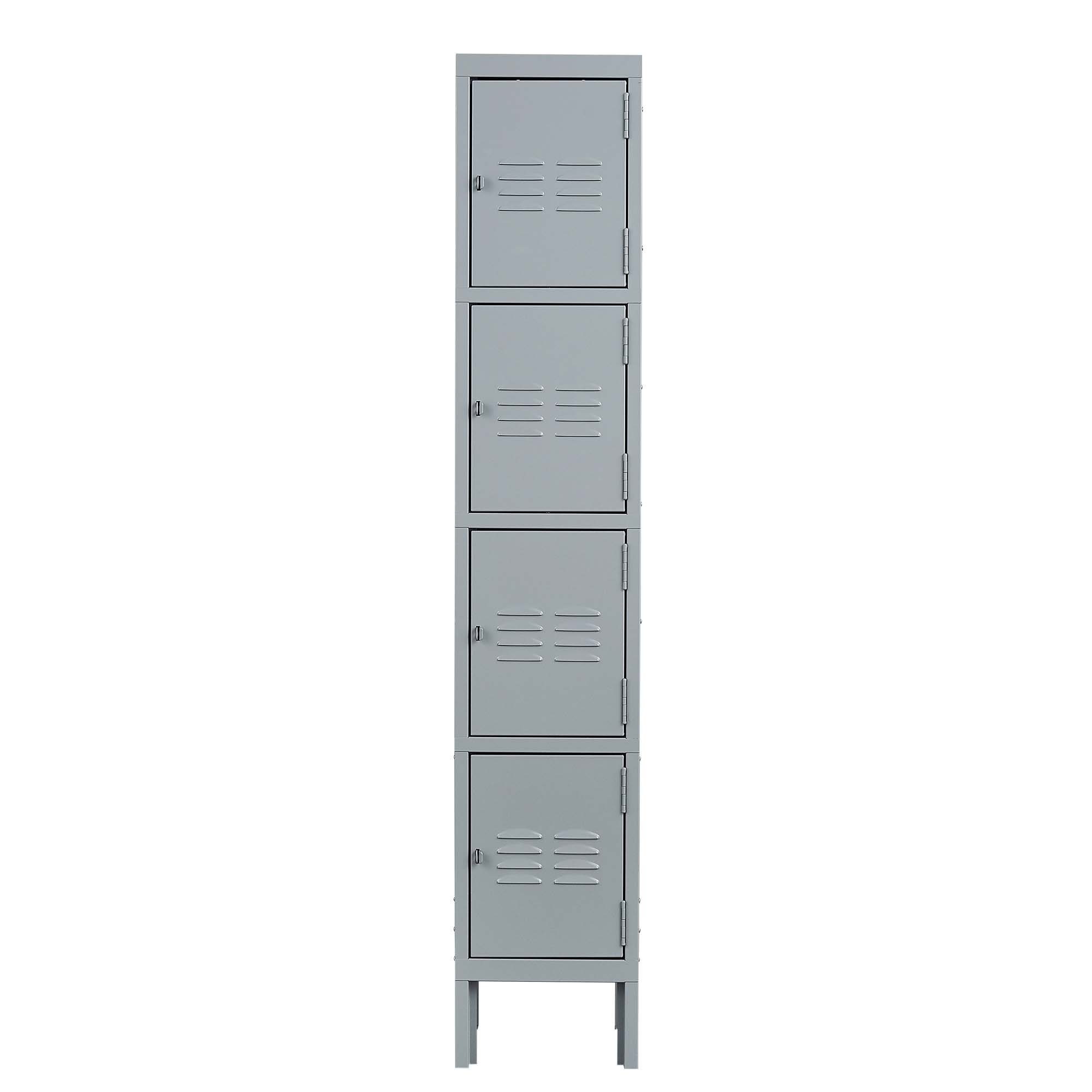 1/2/3/4/5 Door 66"H Metal Lockers With Lock for Employees,Storage Locker Cabinet for Home Gym Office School Garage,Gray