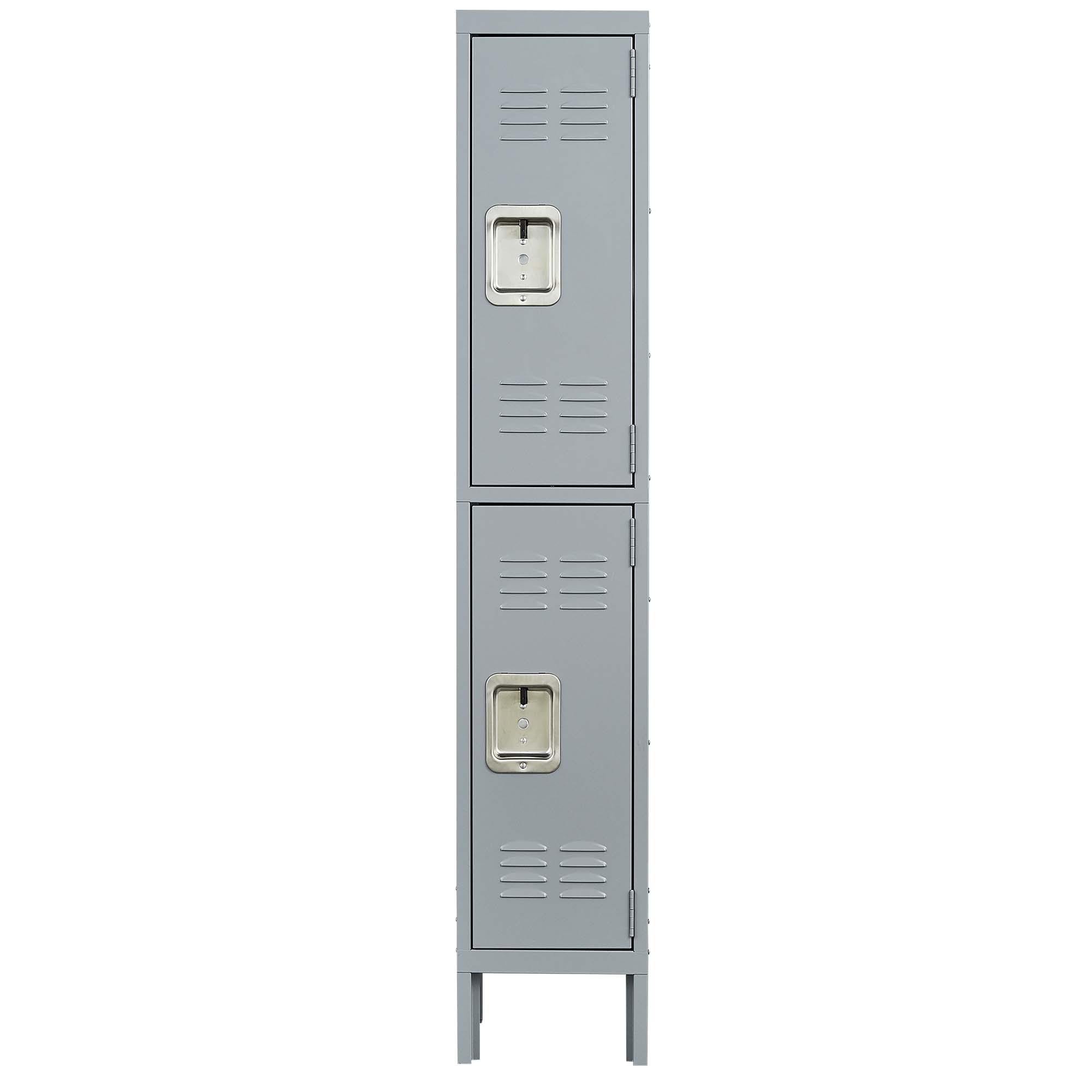 1/2/3/4/5 Door 66"H Metal Lockers With Lock for Employees,Storage Locker Cabinet for Home Gym Office School Garage,Gray