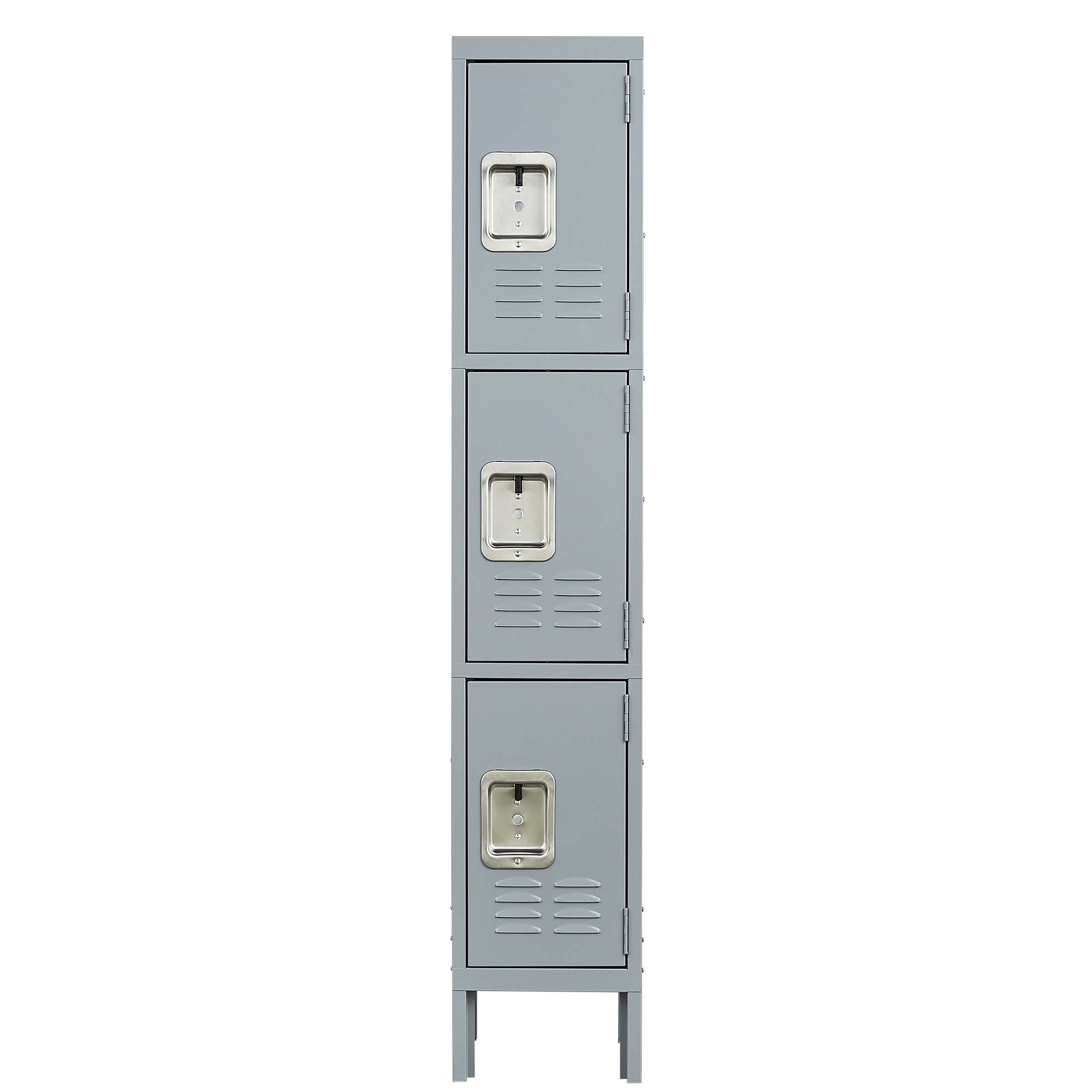 1/2/3/4/5 Door 66"H Metal Lockers With Lock for Employees,Storage Locker Cabinet for Home Gym Office School Garage,Gray