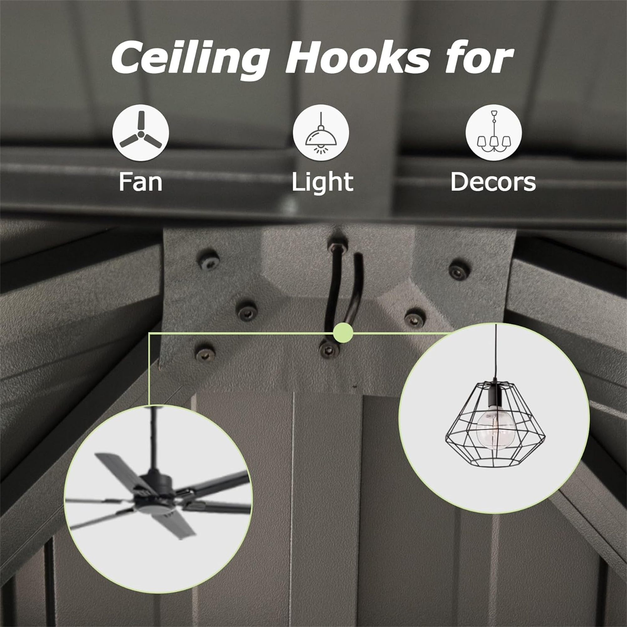 Outdoor 10' X 10' Hardtop Gazebo Aluminum Frame Permanent Galvanized Steel Double Roof Canopy with Curtain and Netting Parties, Wedding, Outdoor Dining