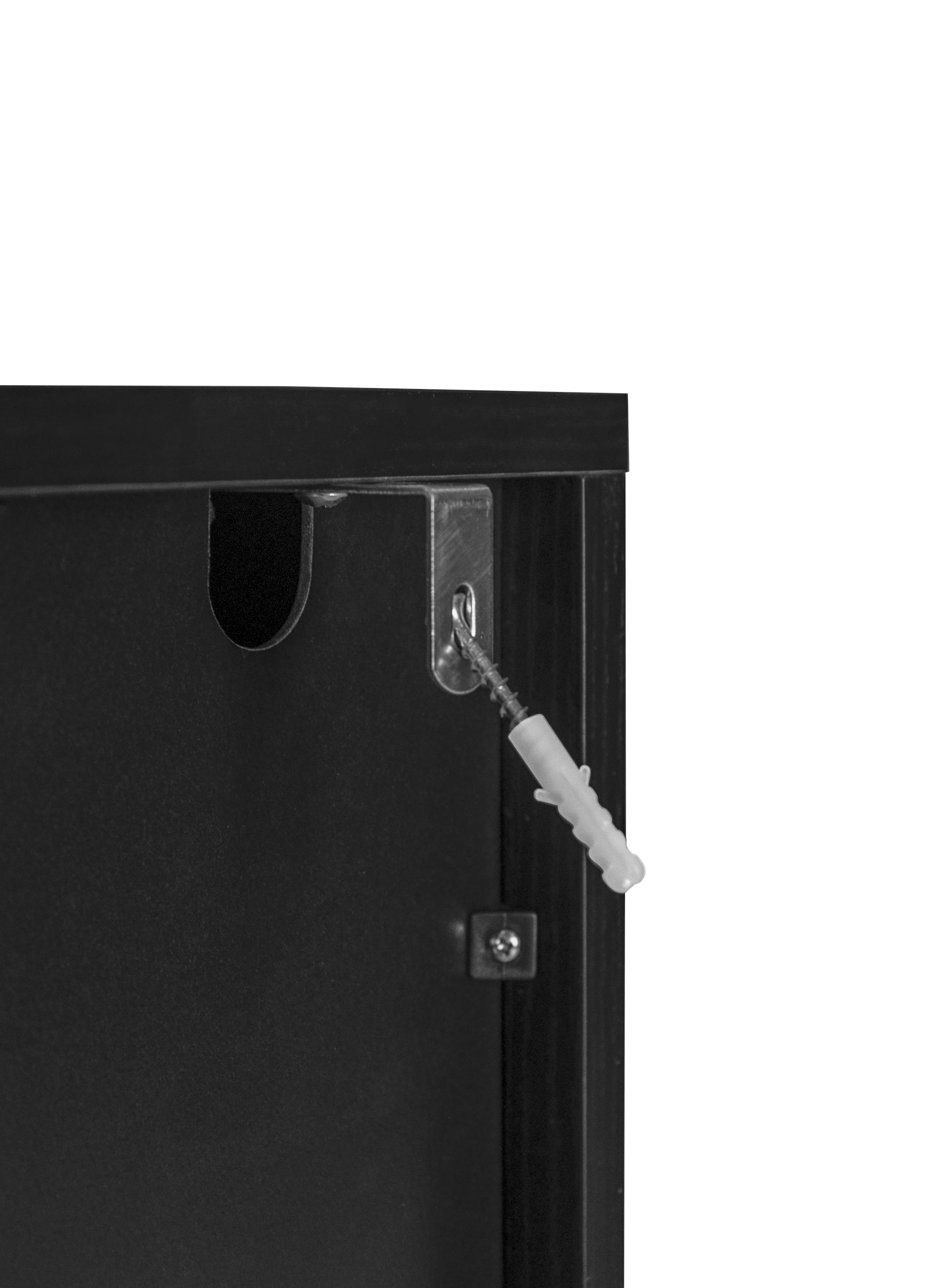 3 Drawer Cabinet, Accent Storage Cabinet, Suitable for Bedroom, Living Room, Study, Black/Blue