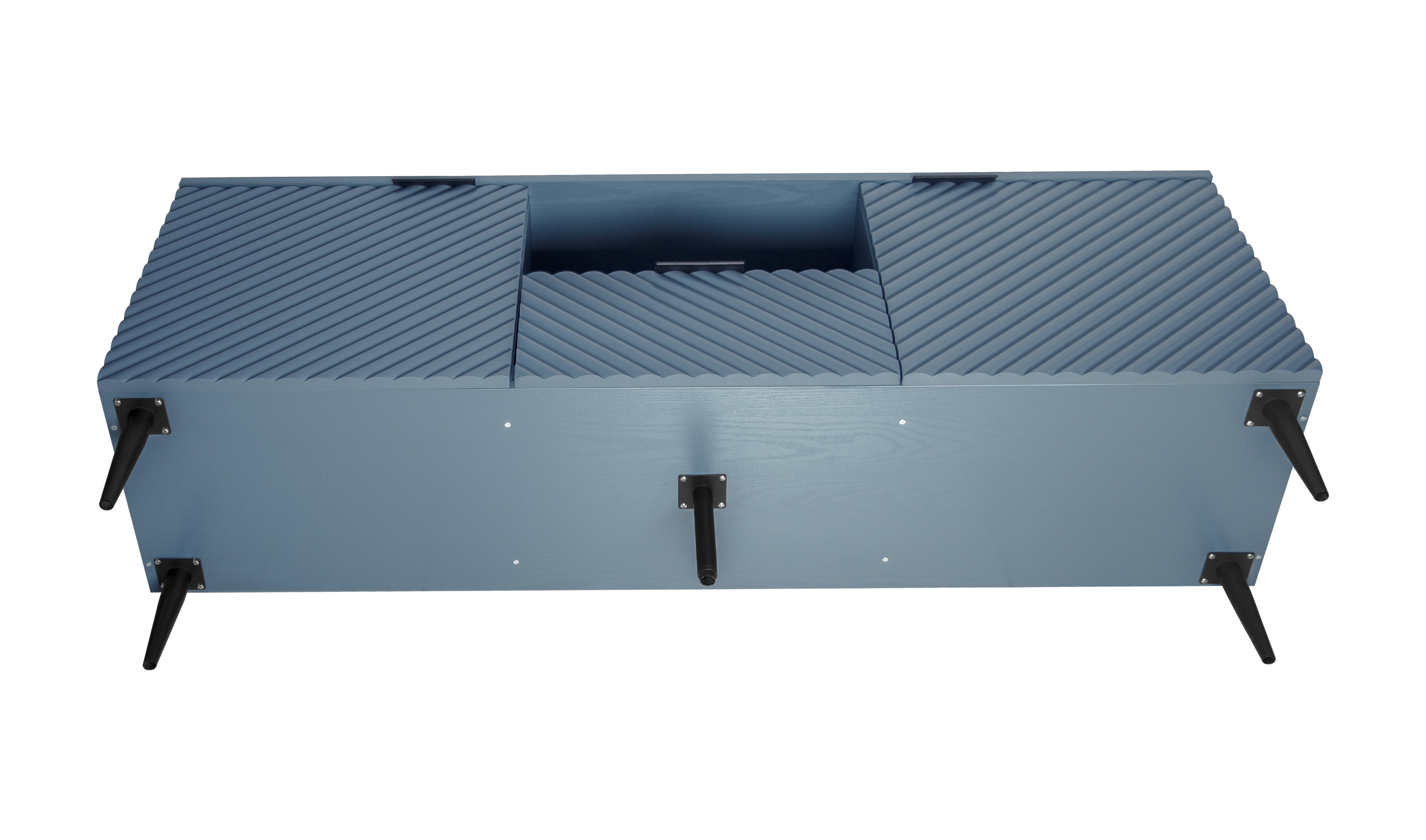 TV Stand with Solid Ion Feet, TV Console Table for Living Room, Bedroom