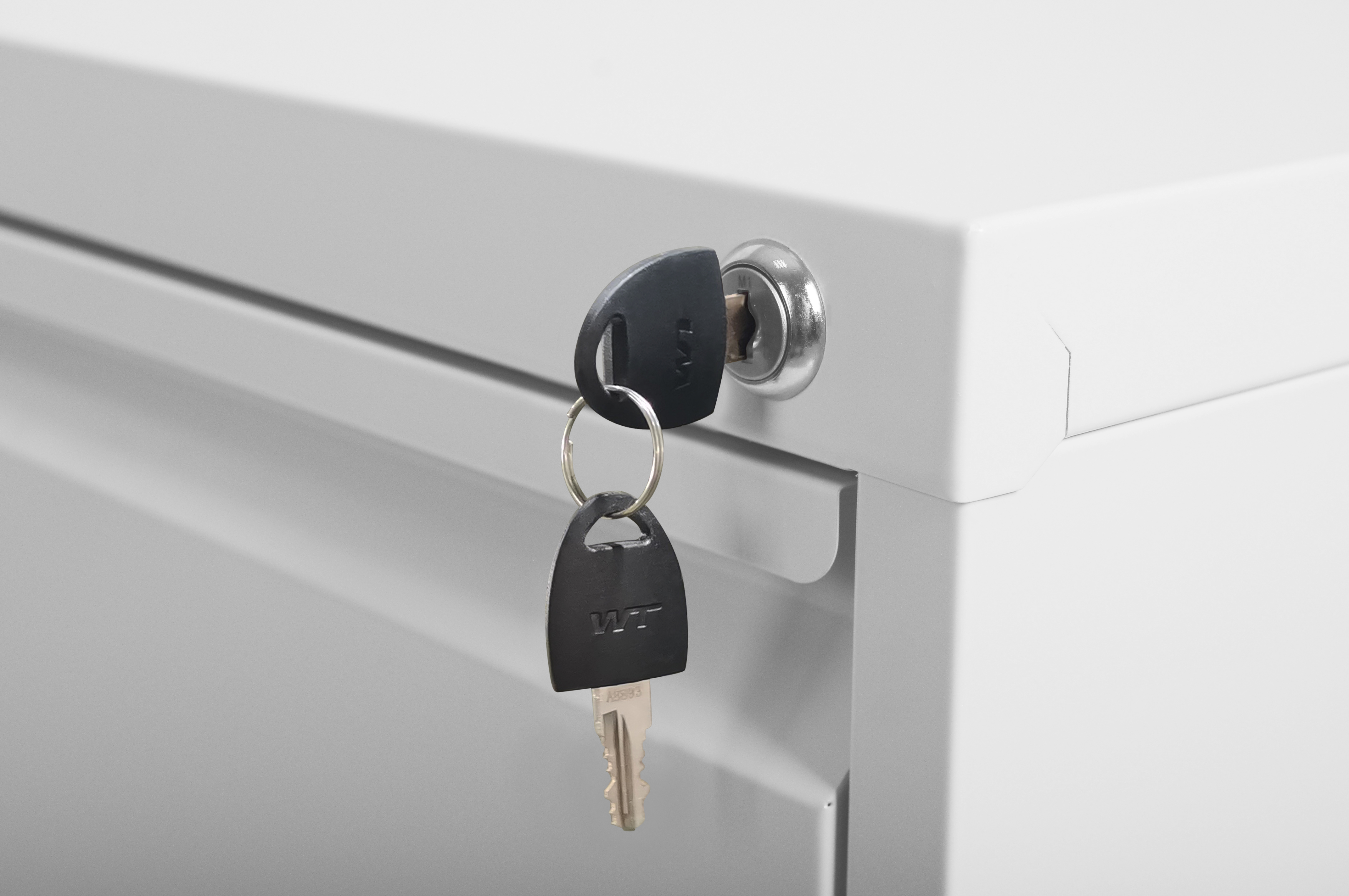 4 Drawer Metal Vertical File Cabinet with Lock Office Home Steel Vertical File Cabinet for A4 Legal/Letter Size