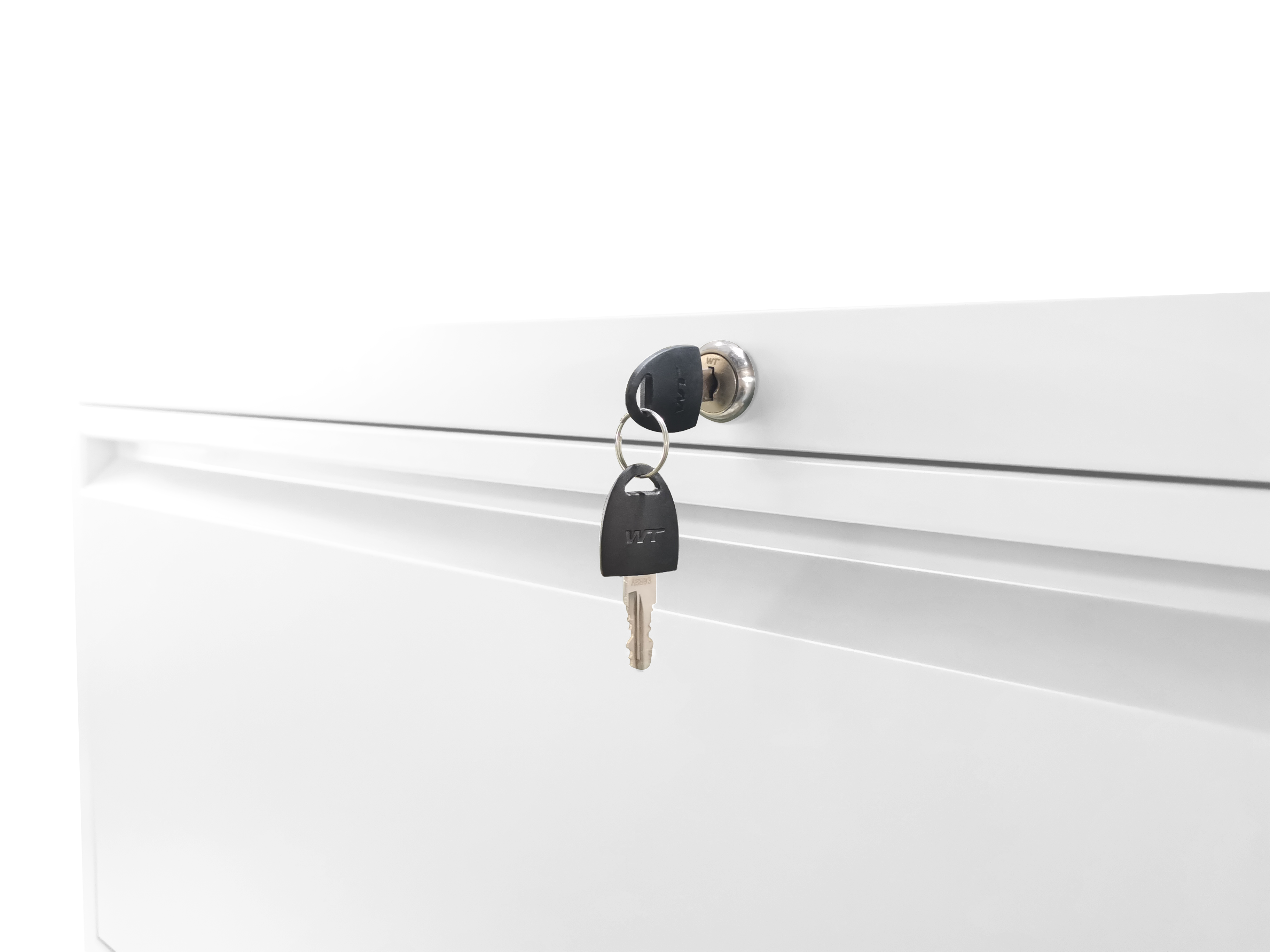 Lateral File Cabinet 2 Drawer, Black Filing Cabinet with Lock, Lockable File Cabinet for Home Office, Locking Metal File Cabinet for Legal/Letter/A4/F4 Size