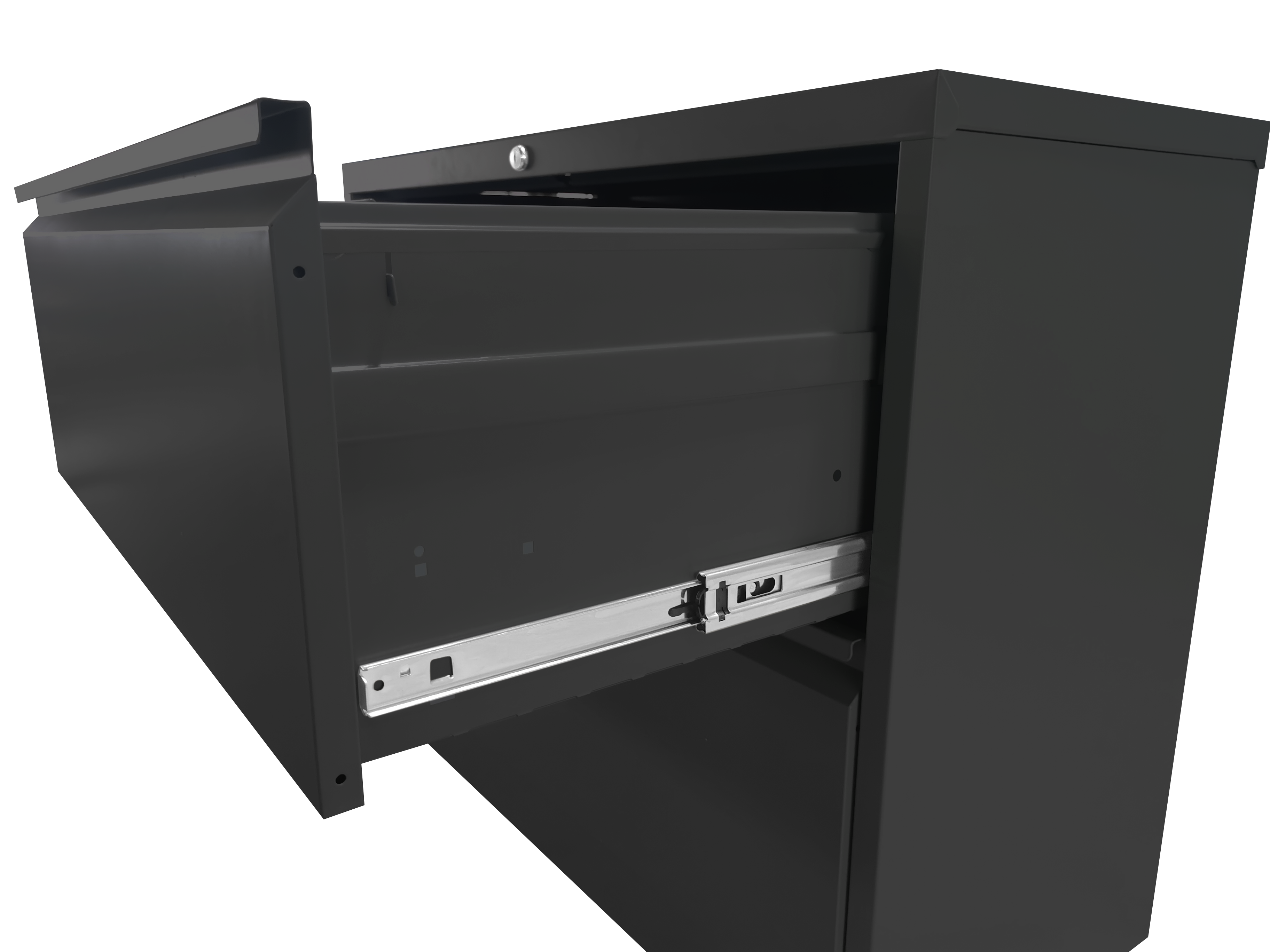 4 Drawer Metal Vertical File Cabinet with Lock Office Home Steel Vertical File Cabinet for A4 Legal/Letter Size