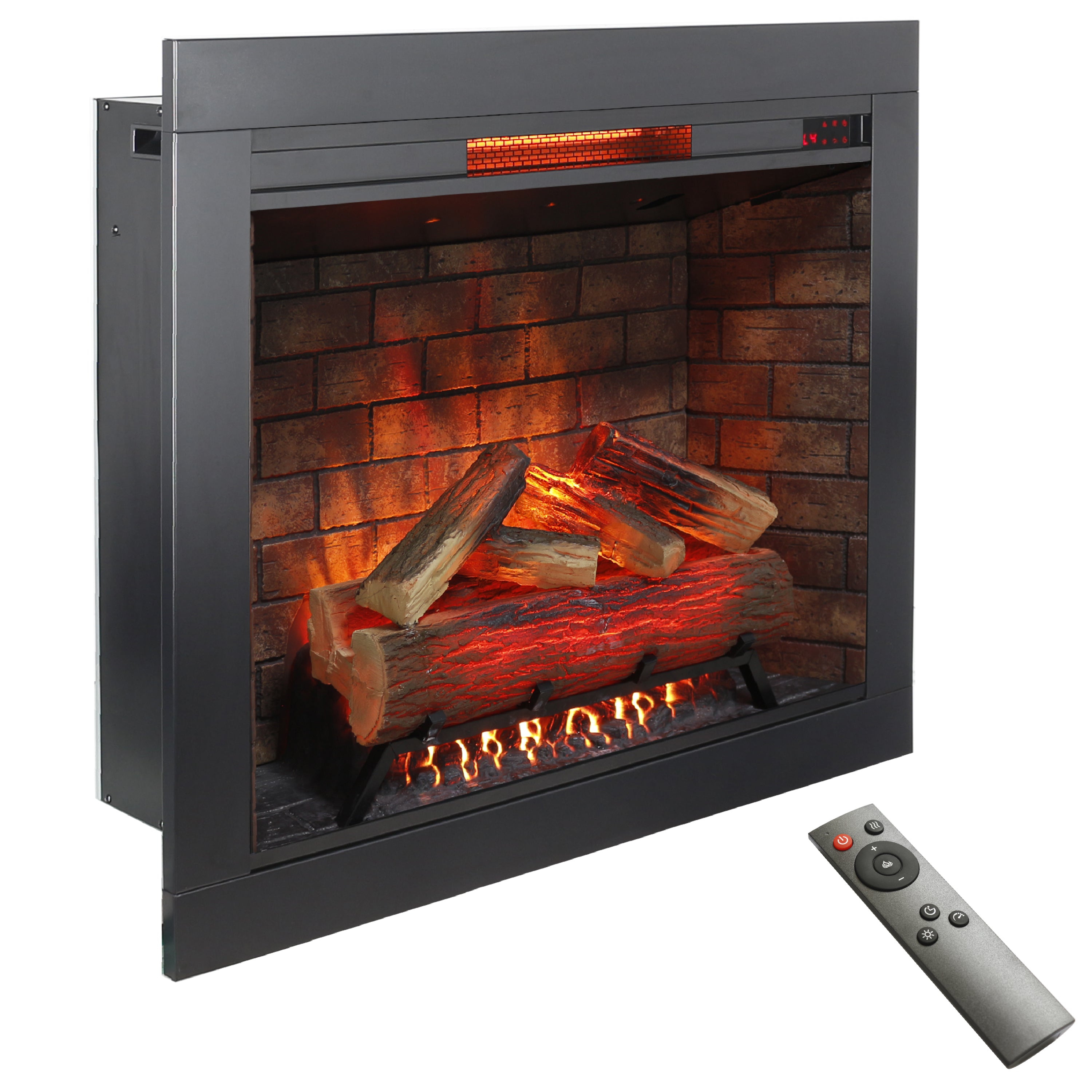 33 inch Infrared Electric Fireplace Insert - Thumbnail 2