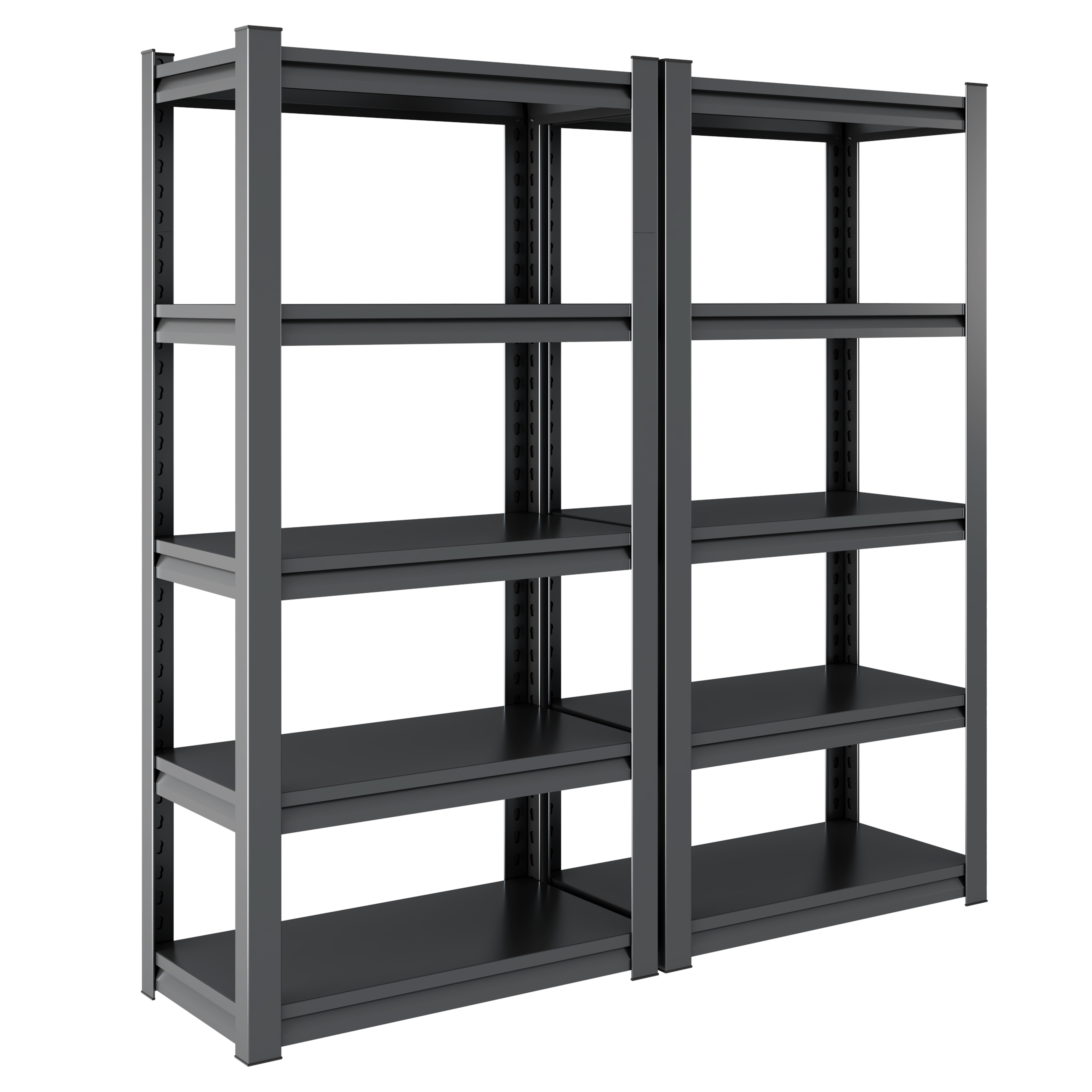 5 Tier Metal Shelves for Storage Garage Shelving 2000LBS Heavy Duty Storage Shelves Adjustable Garage Shelf Industrial Shelving Unit Storage Utility Rack