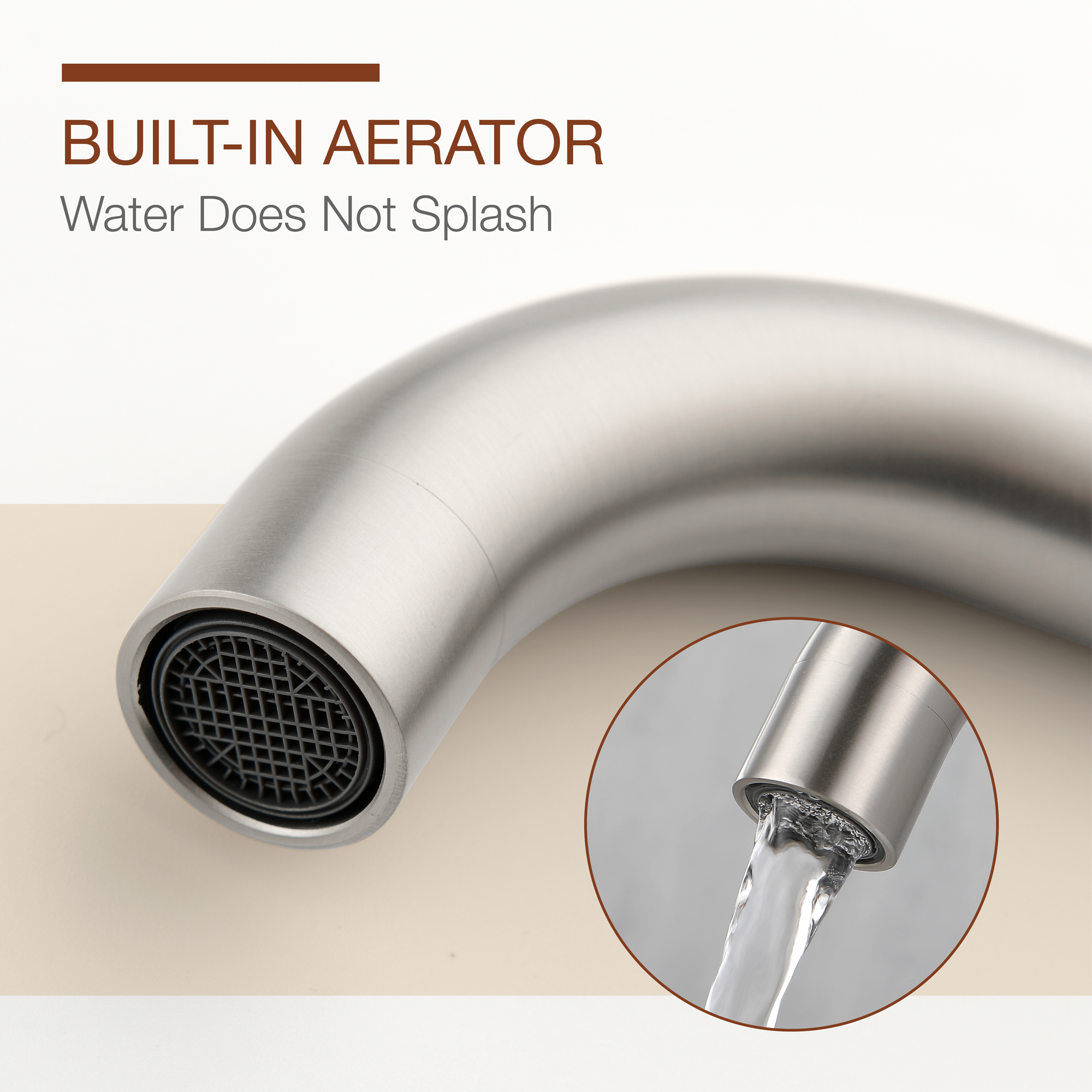 Mondawe 8-in Brass 3 Hole Widespread Double Handle Bathroom Sink Faucet in Black/Gold/Nickel-Mondawe