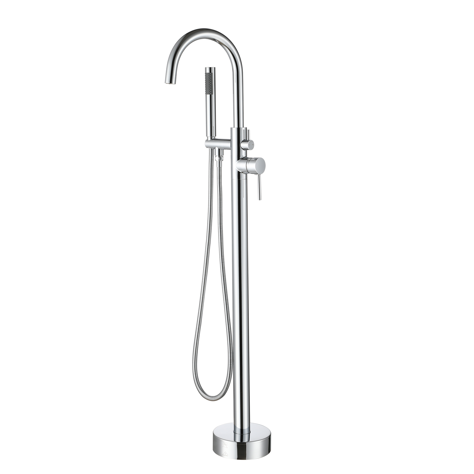 Mondawe Chrome Freestanding Bathtub Faucet-Mondawe