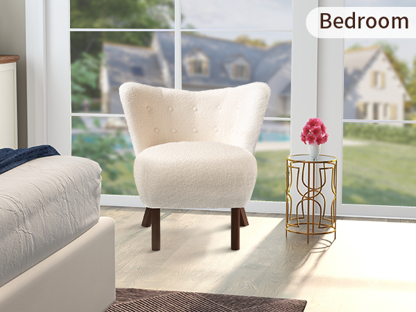 Modern Accent Chair Comfy Lounge Chair Upholstered Side Chair