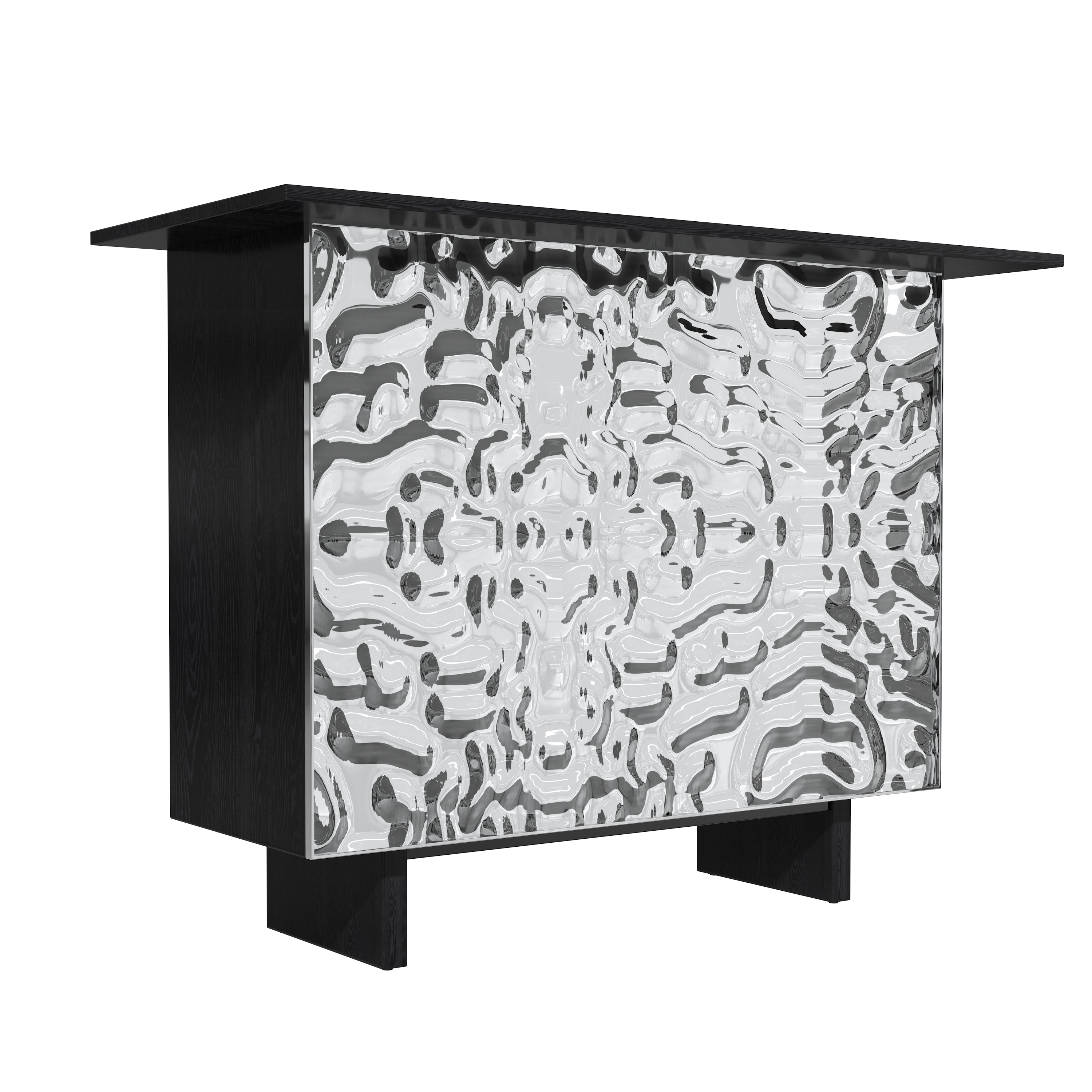 Modern Wine Cabinet Coffee Bar Cabinet with Wine Rack and Drawers