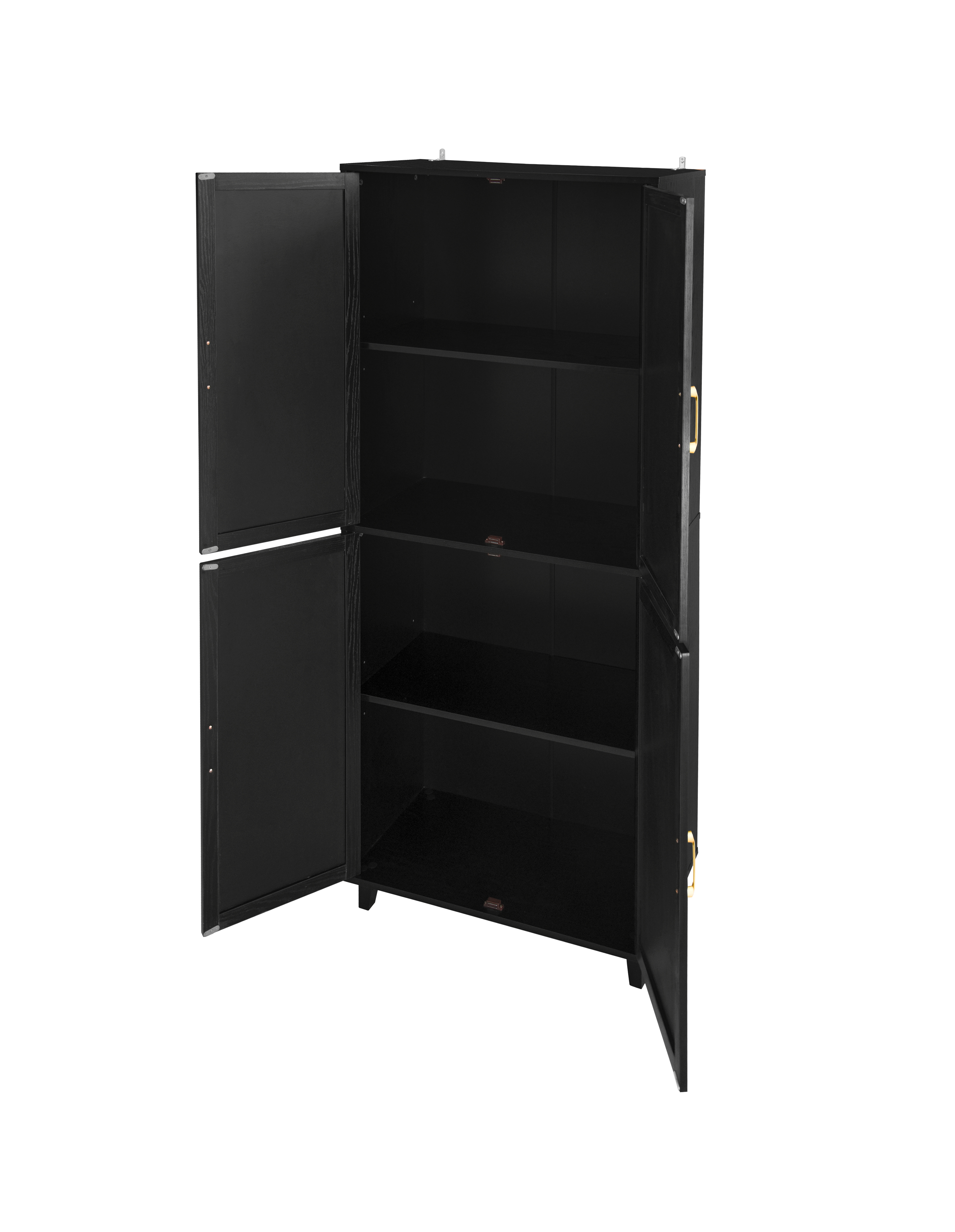 Boyel Living 4 Door Cabinet, with 4 Adjustable Inner Shelves, Storage Cabinet 