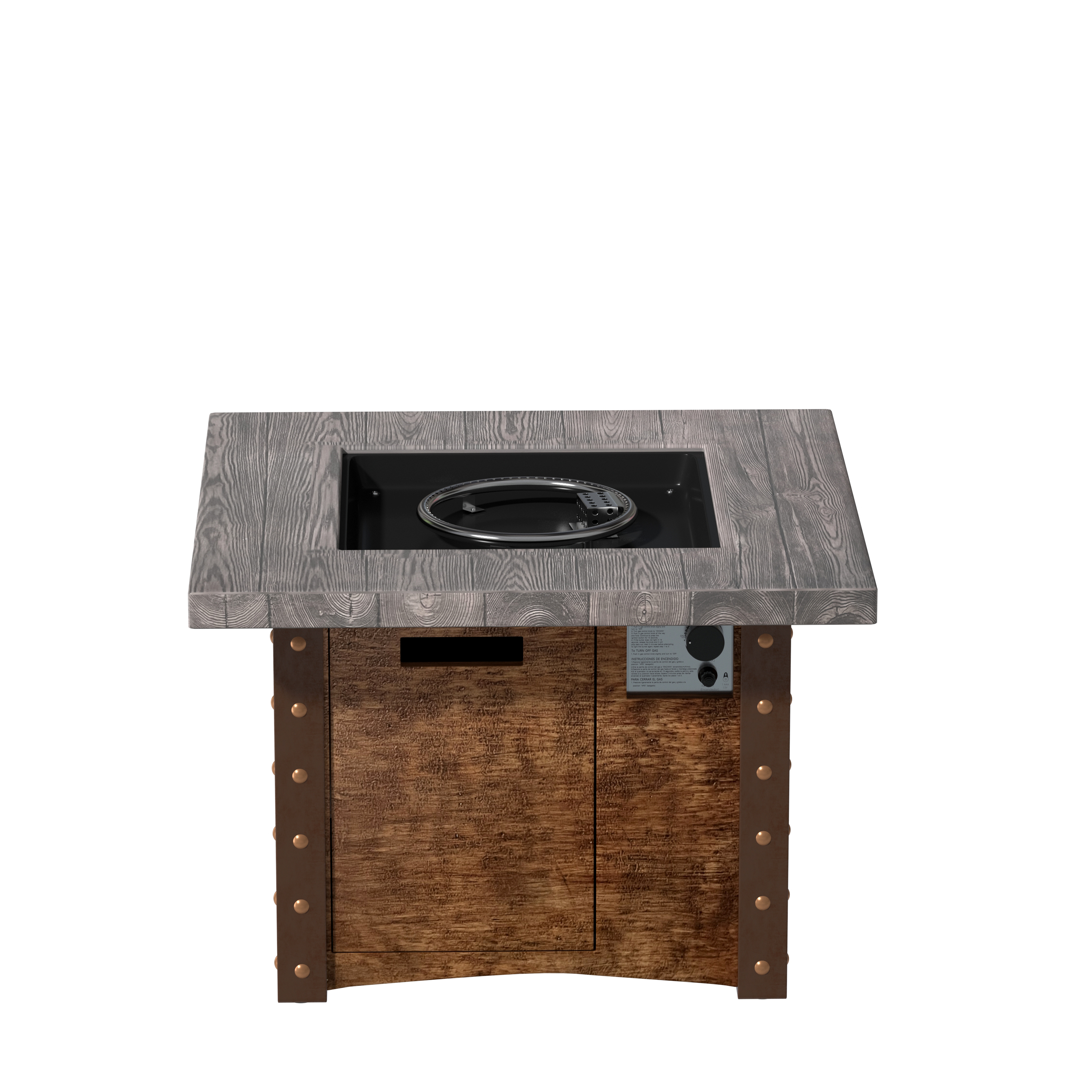 5-Piece/3-Piece HDPE Adirondack Chair Outdoor Meeting Set with 34.5" Propane Fire Pit Table