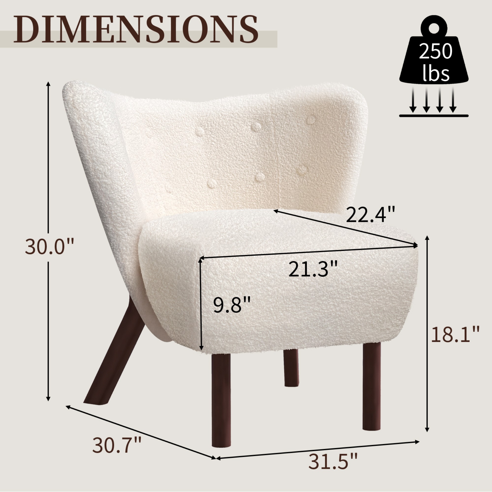 Modern Accent Chair Comfy Lounge Chair Upholstered Side Chair