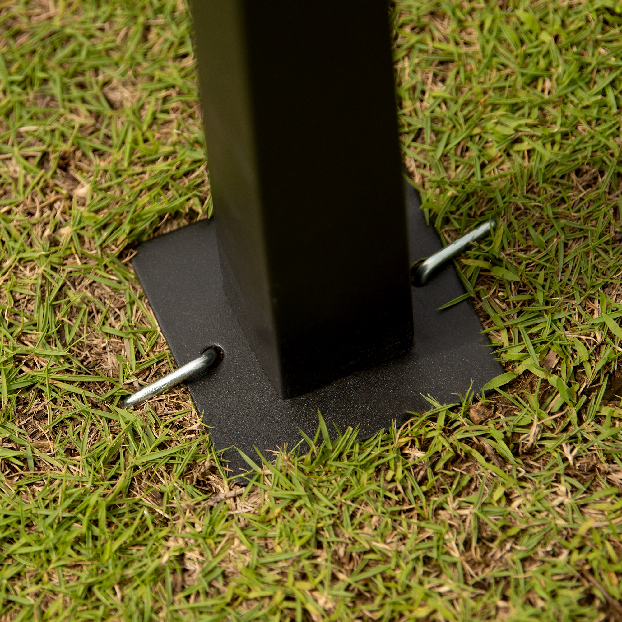 Mondawe Outdoor Patio 13ft.Lx10ft.W Iron Carport Shelter Garage Tent Garden Storage Shed with Anchor Kit White-Mondawe