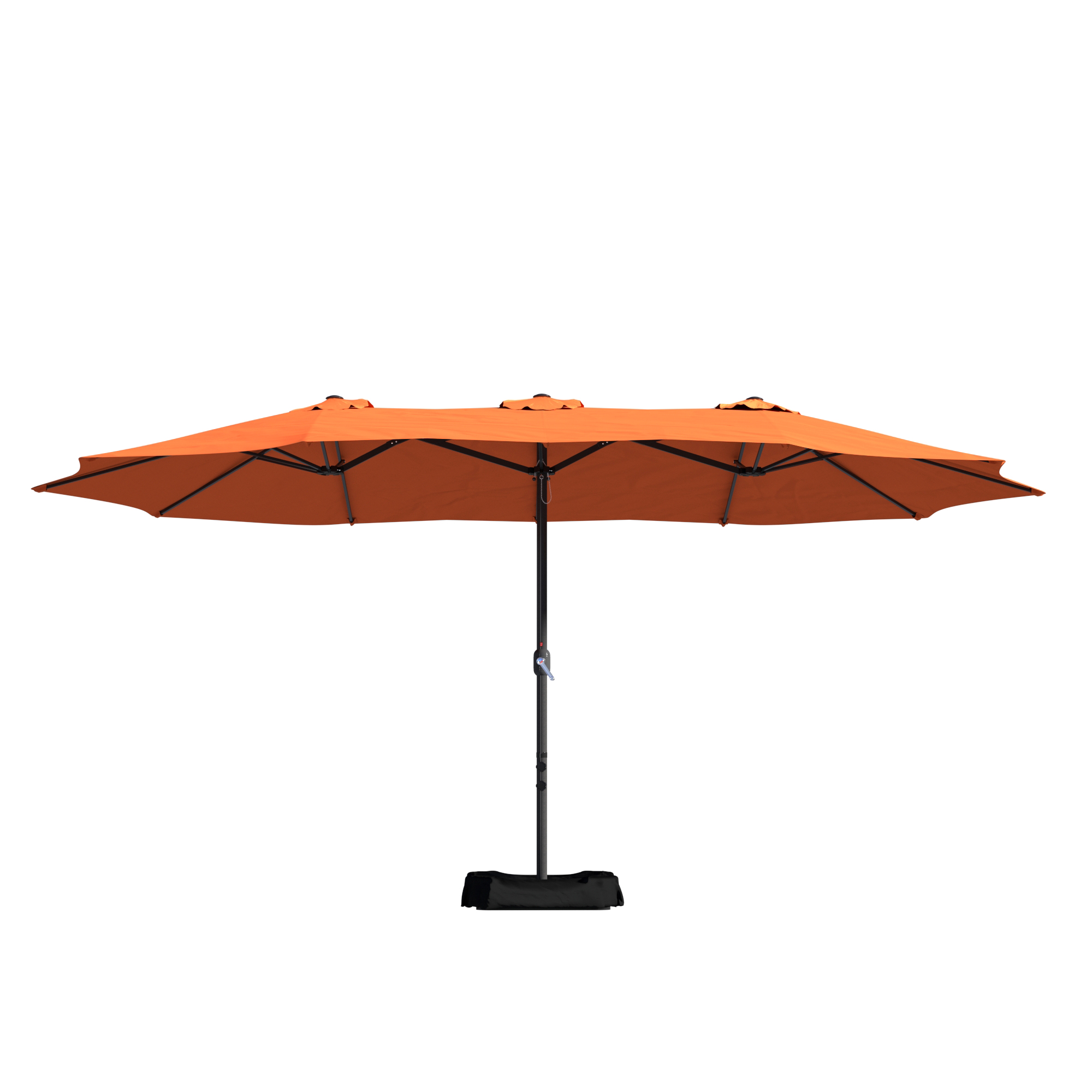 Mondawe 15ft Rectangular Patio Market Umbrella with Base-Mondawe