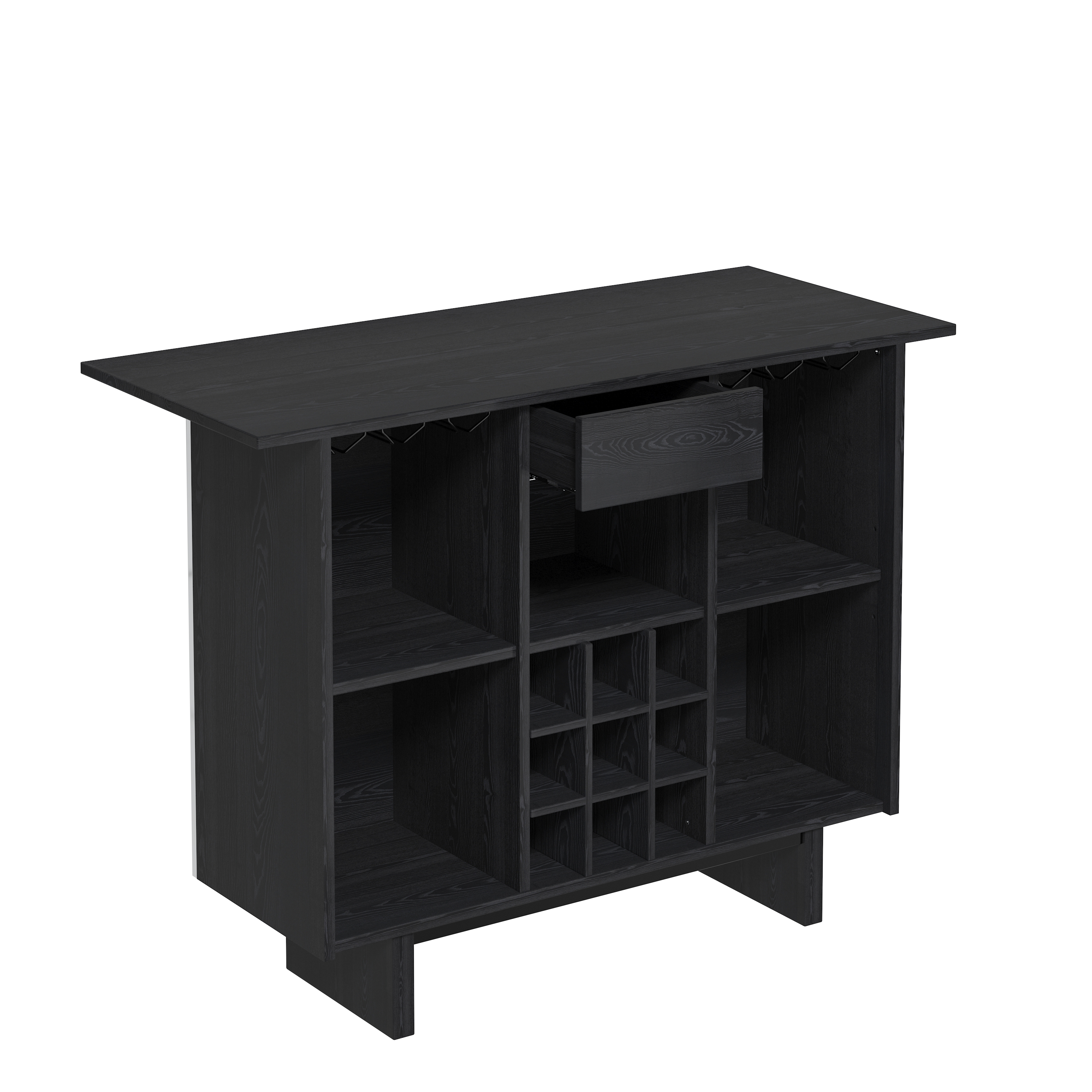 Modern Wine Cabinet Coffee Bar Cabinet with Wine Rack and Drawers