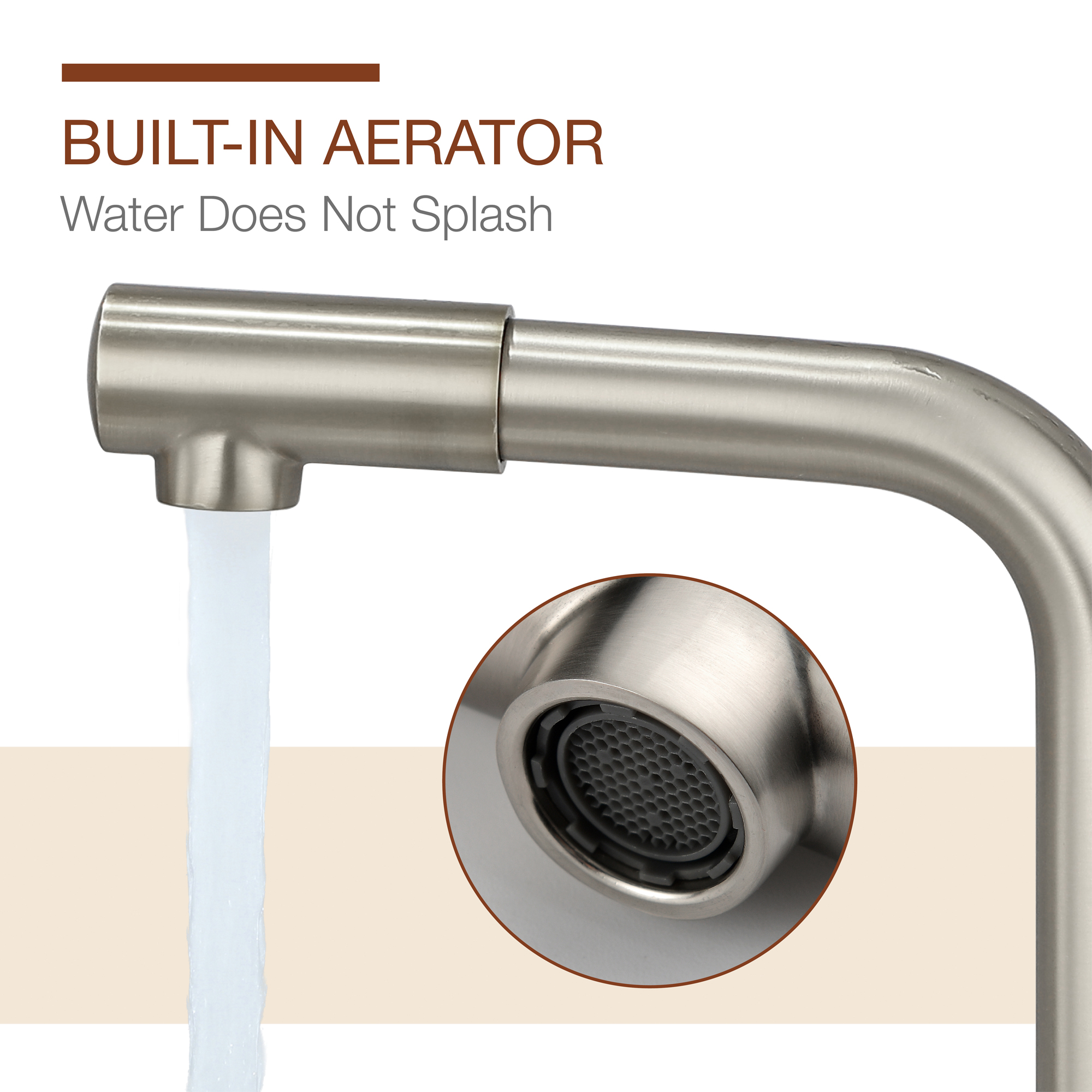 Mondawe Double Handle 8-Inch Center Wide-Spread Bathroom Faucet in Gold/Black/Nickel-Mondawe