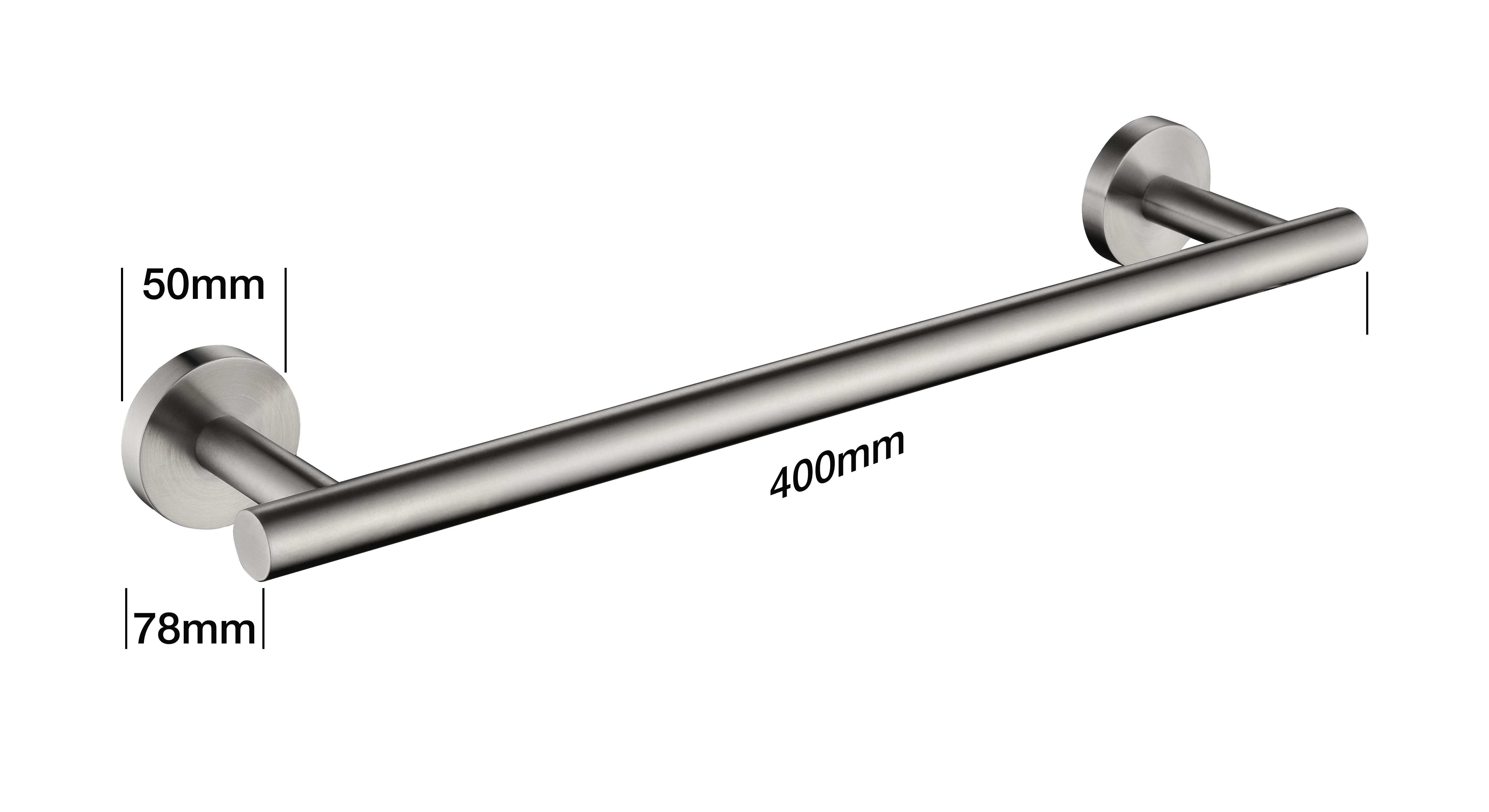 6 Piece Stainless Steel Bathroom Towel Rack Set Wall Mount-Mondawe